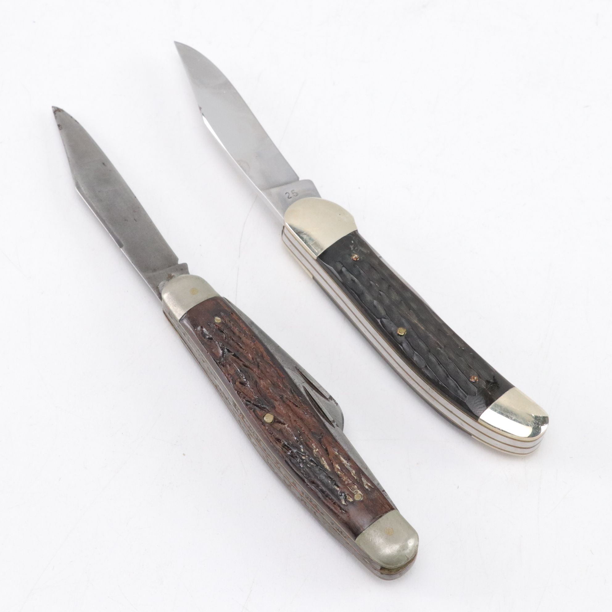 1976 Camillus American Wildlife Series Jumbo Knife with More Folding Knives