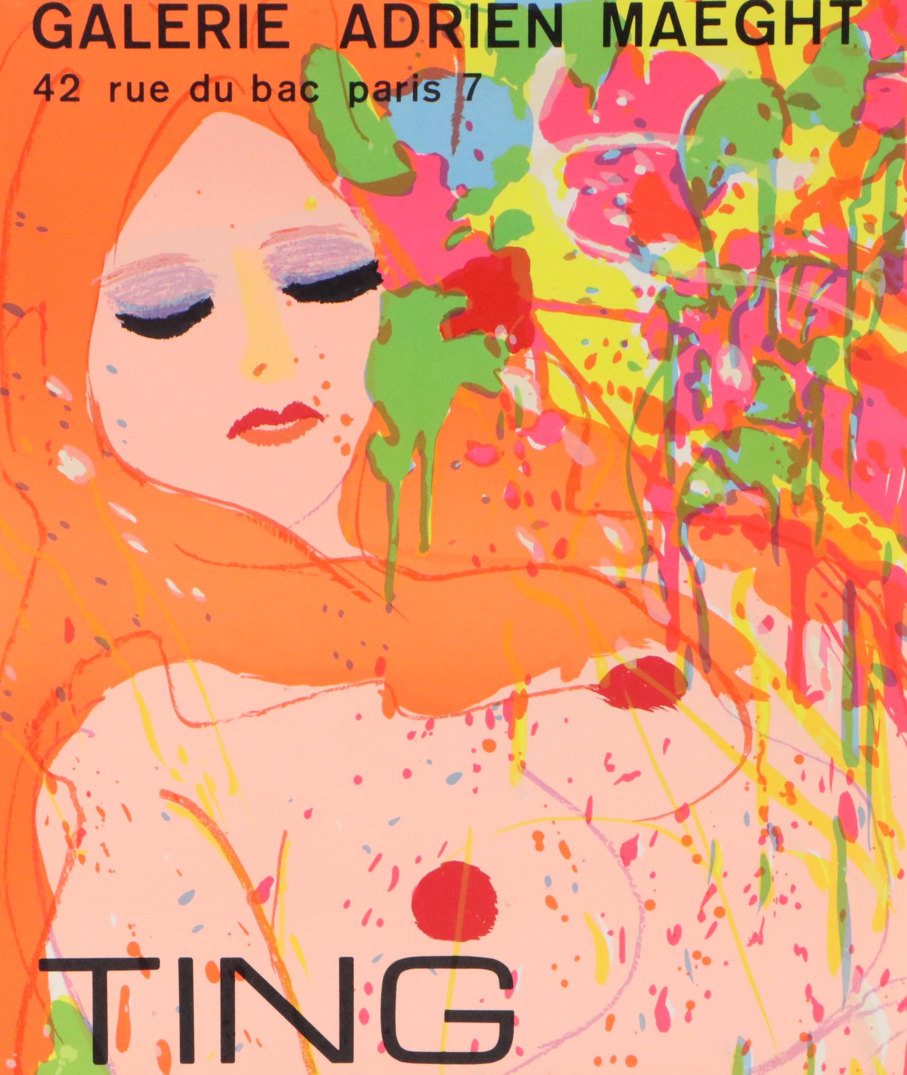 Walasse Ting Galerie Adrien Maeght Exhibition Poster, 1975