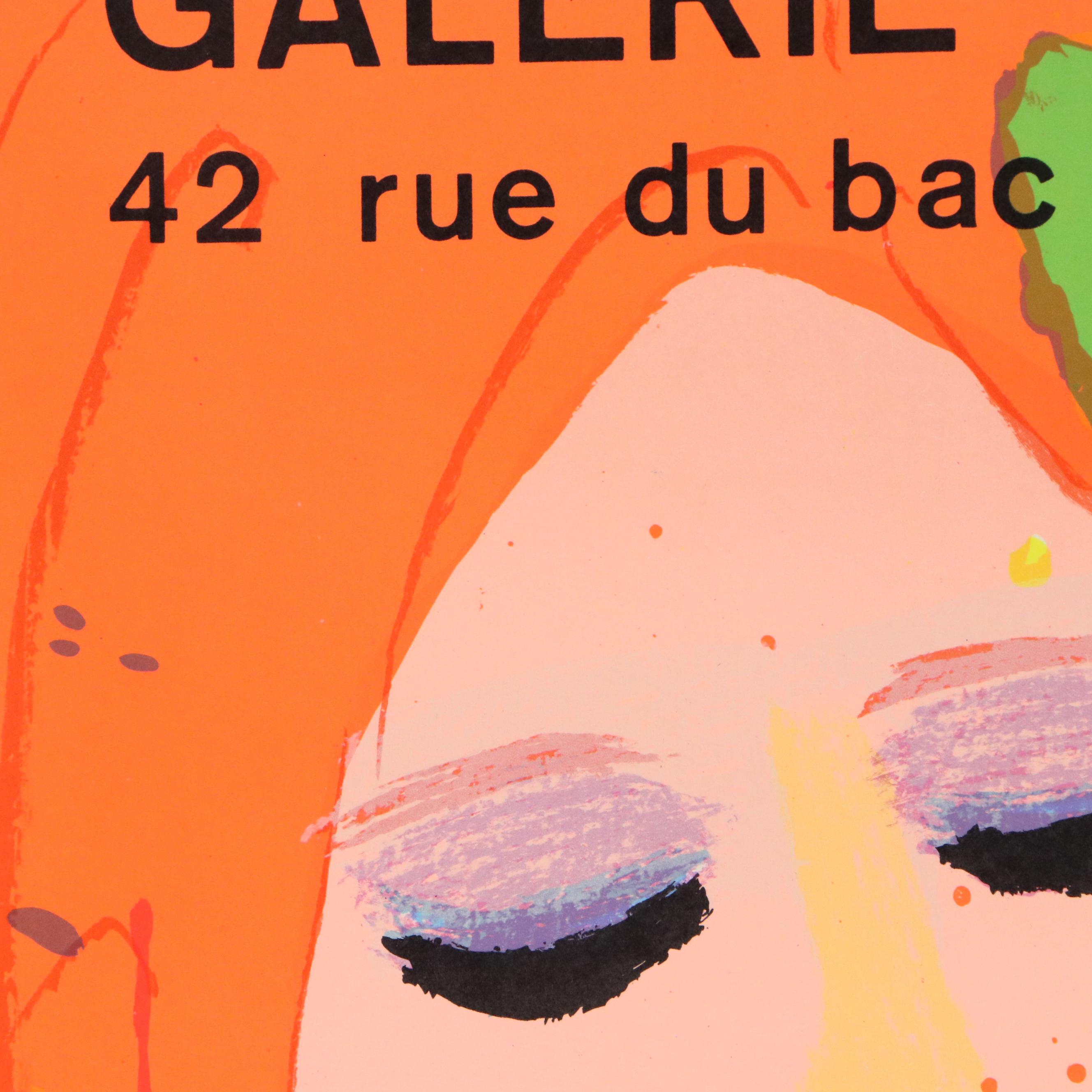 Walasse Ting Galerie Adrien Maeght Exhibition Poster, 1975