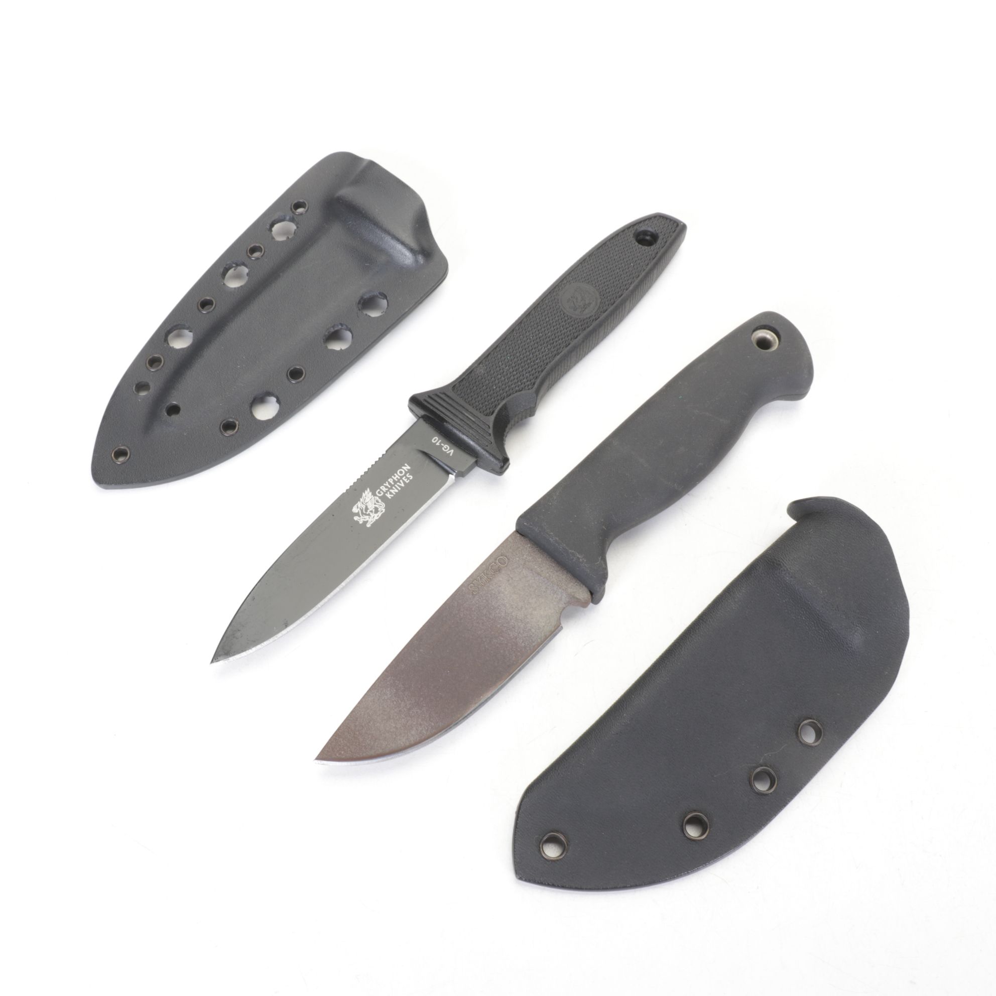 Robert Terzuola for Gryphon Knives VG-10 and Sykco Drop Point Knife