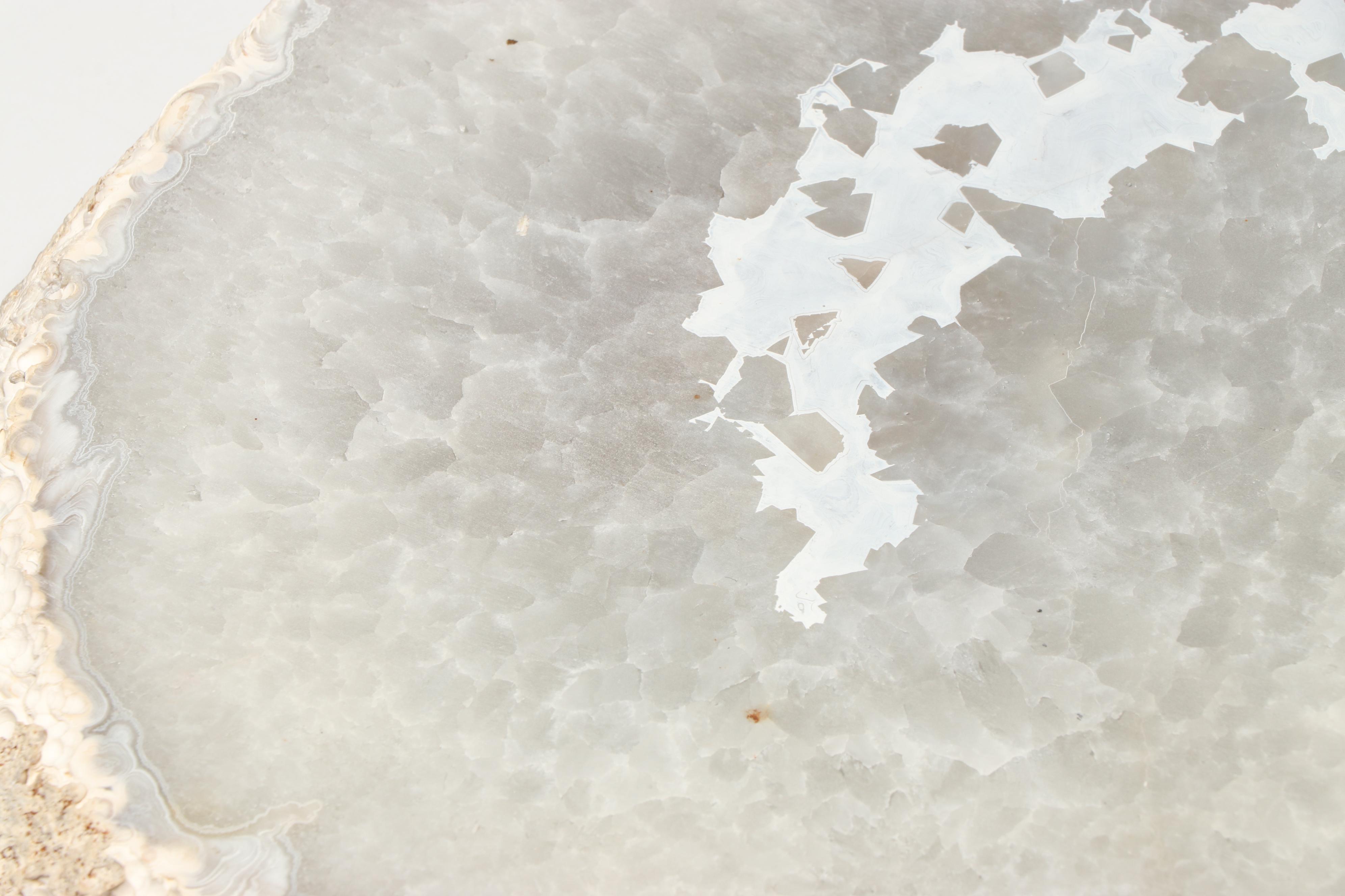 Crystal Quartz Geode Slab