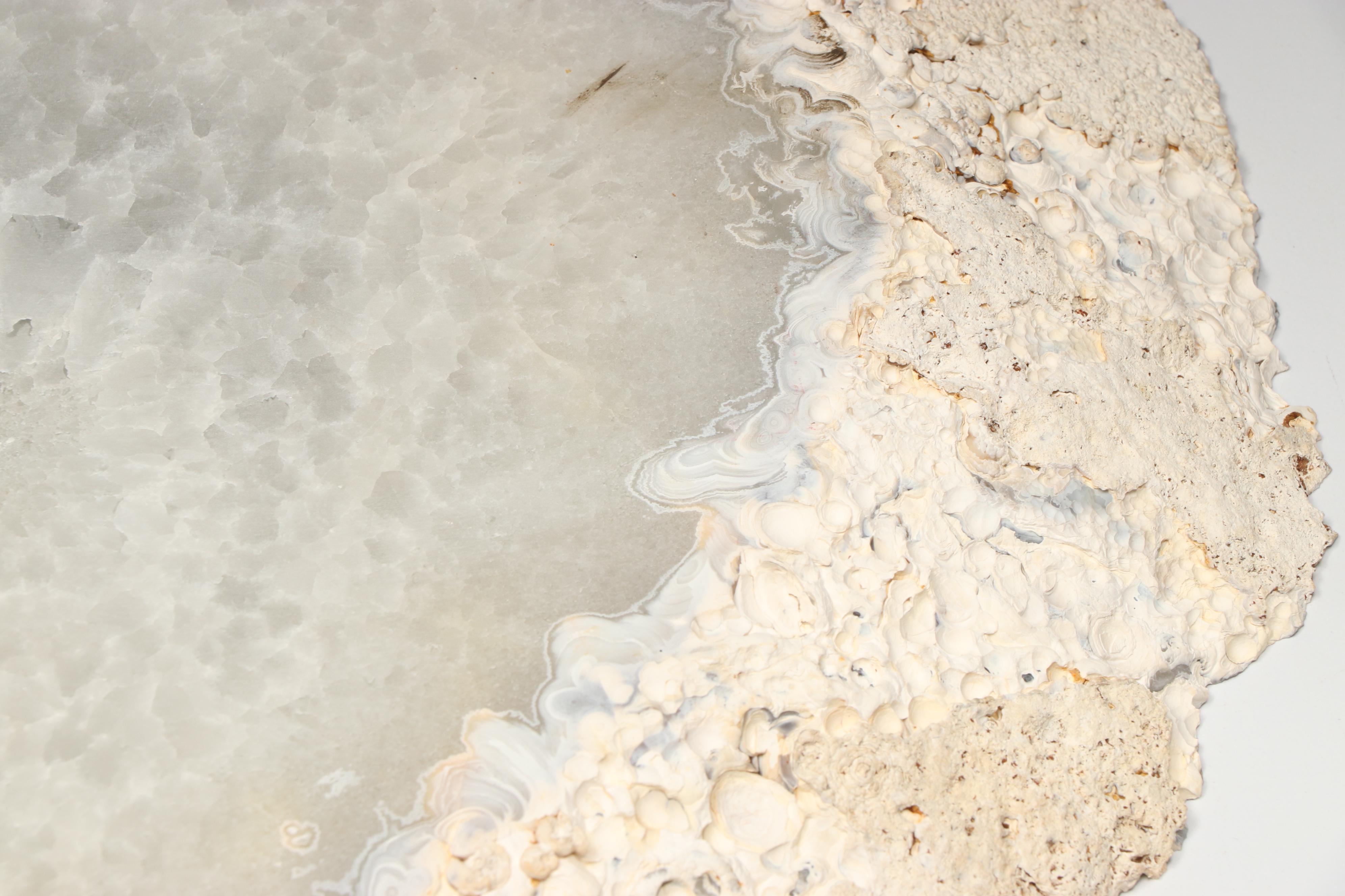 Crystal Quartz Geode Slab