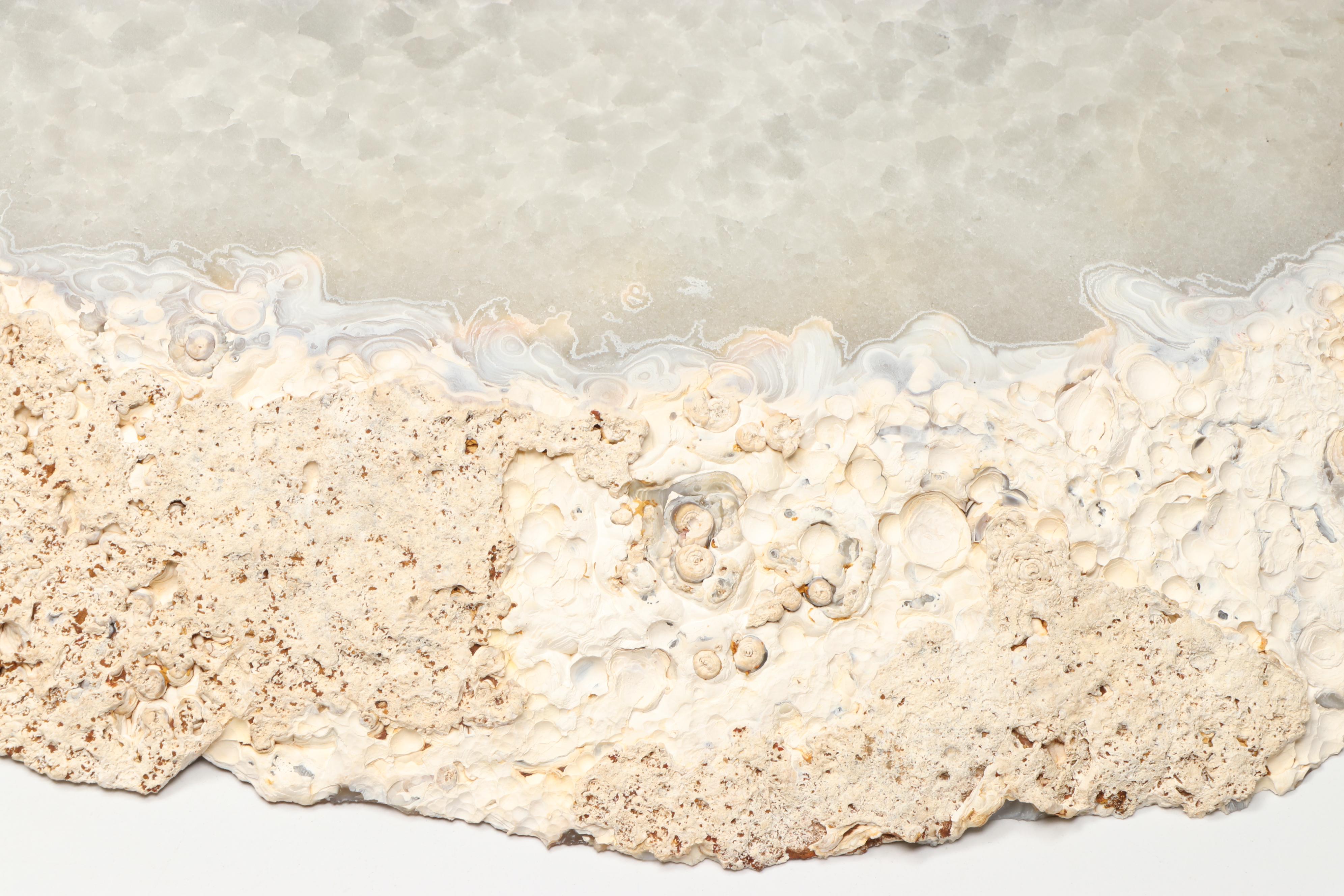 Crystal Quartz Geode Slab