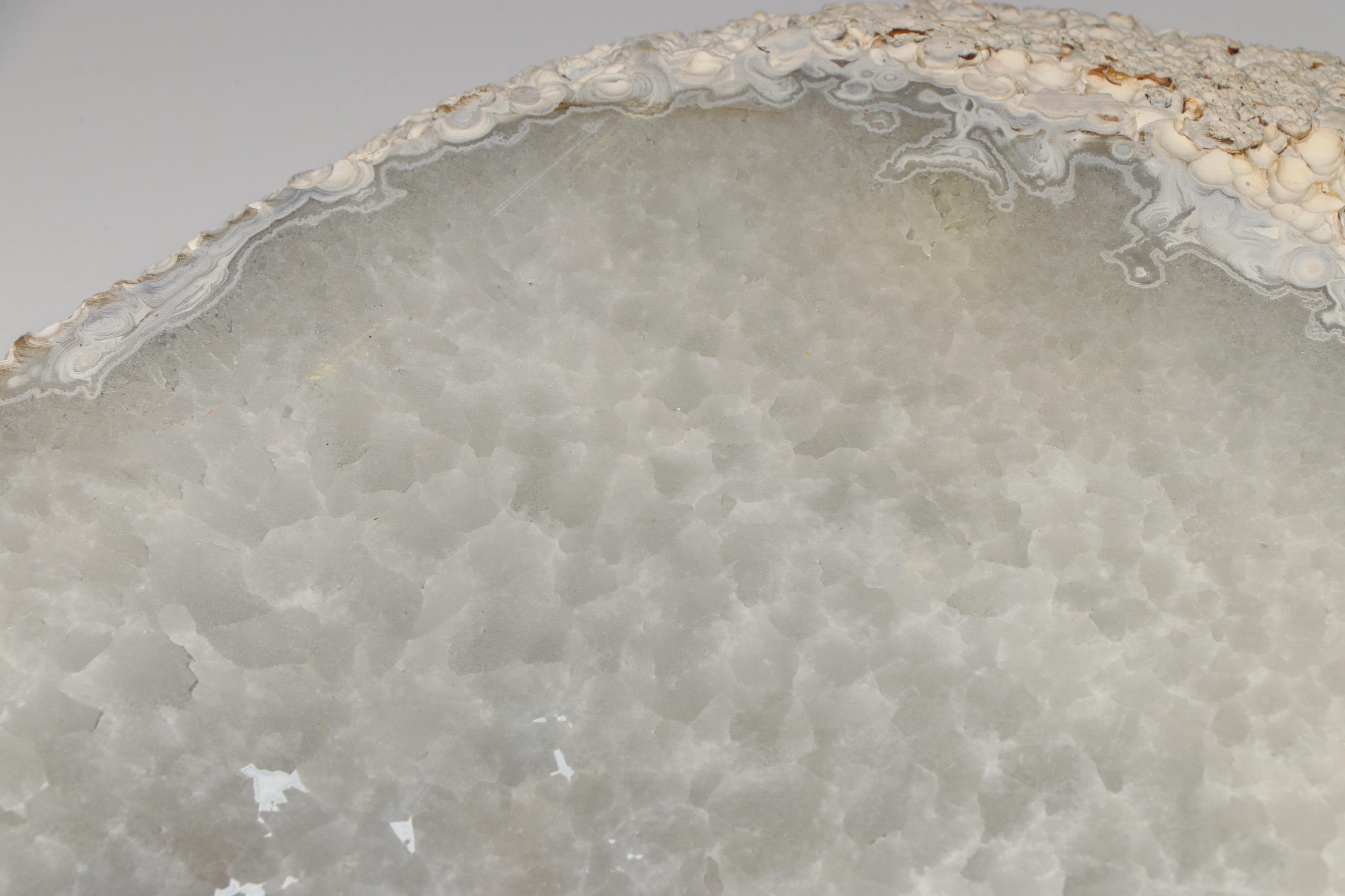 Crystal Quartz Geode Slab