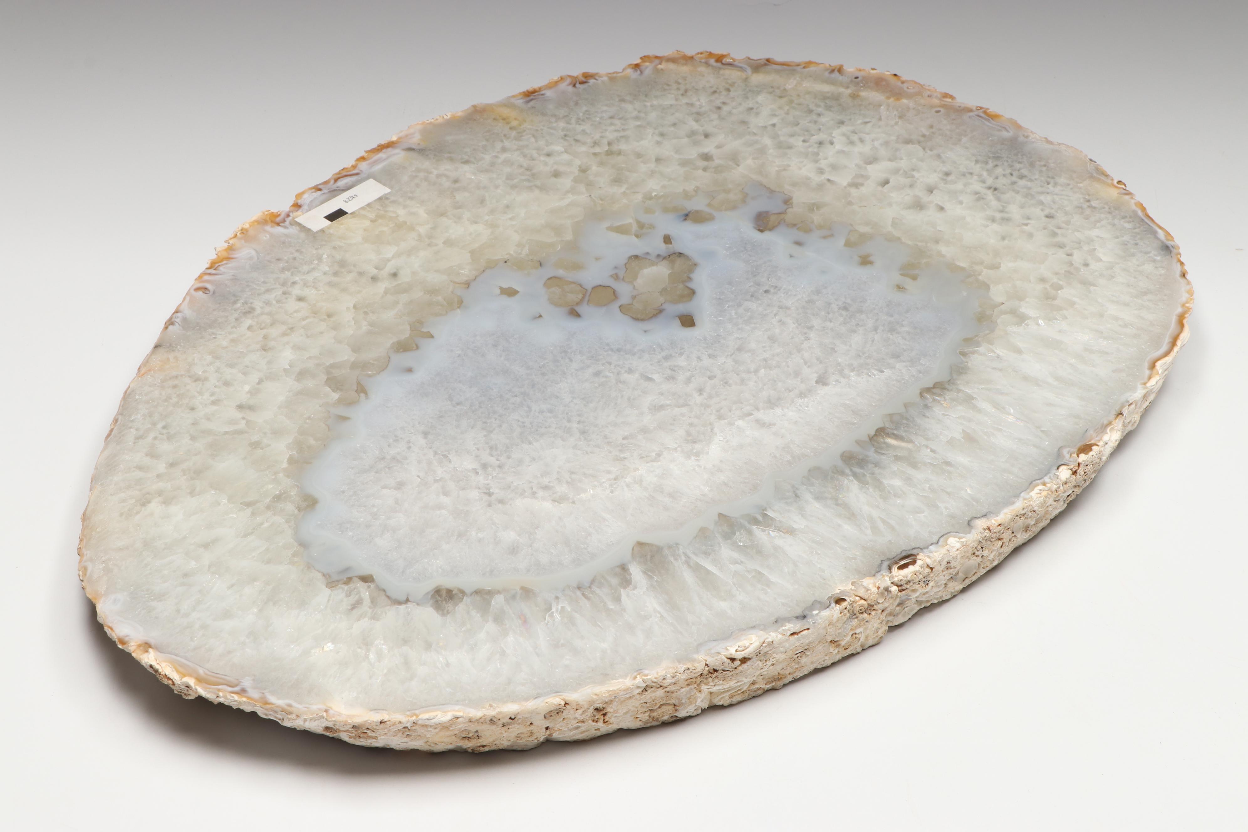 Crystal Quartz Geode Slab