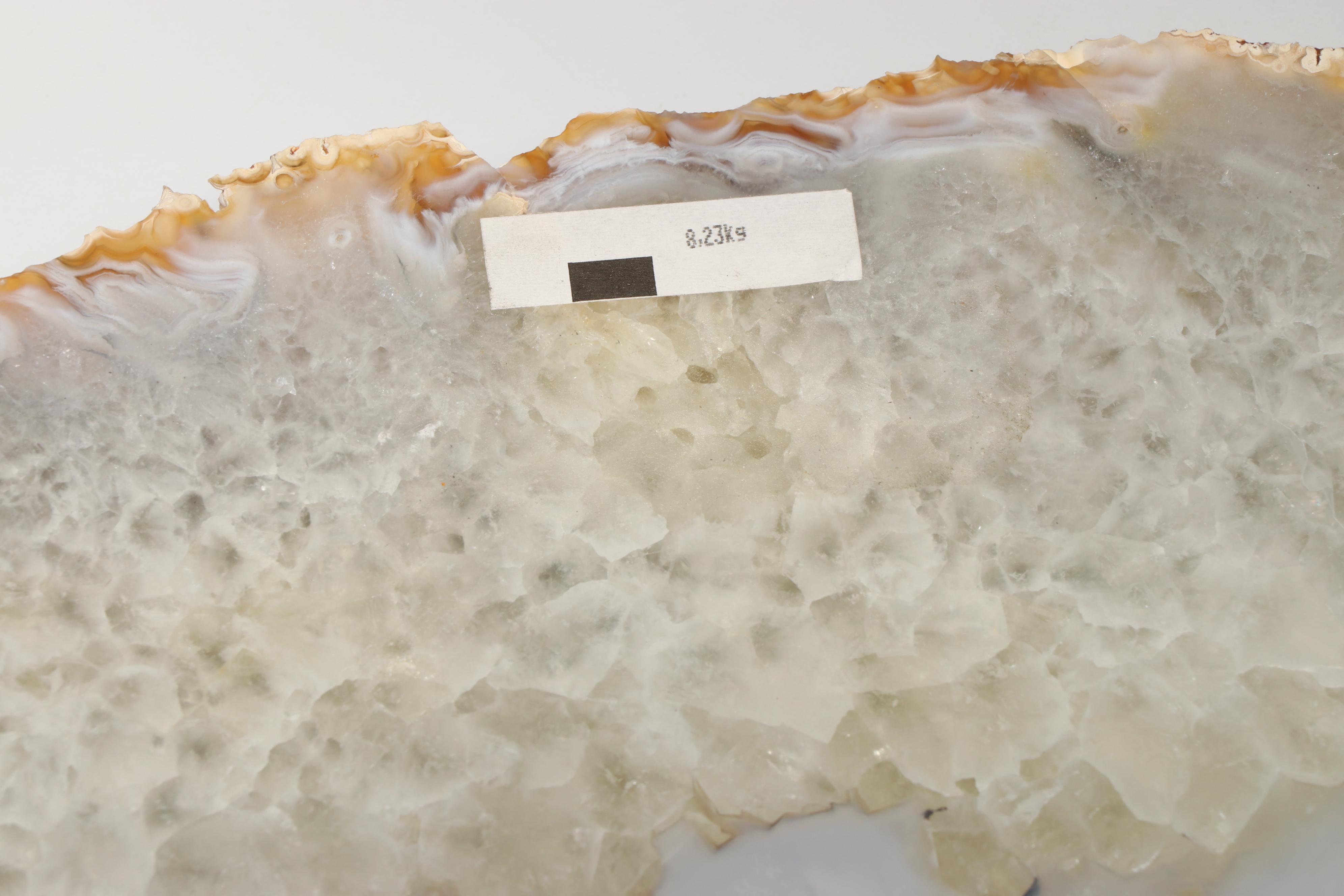 Crystal Quartz Geode Slab