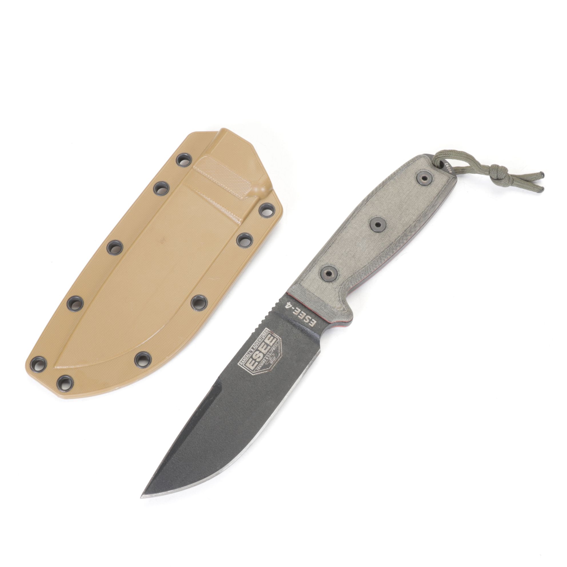 ESEE Fixed Blade Knife Model 4 "Rowen"