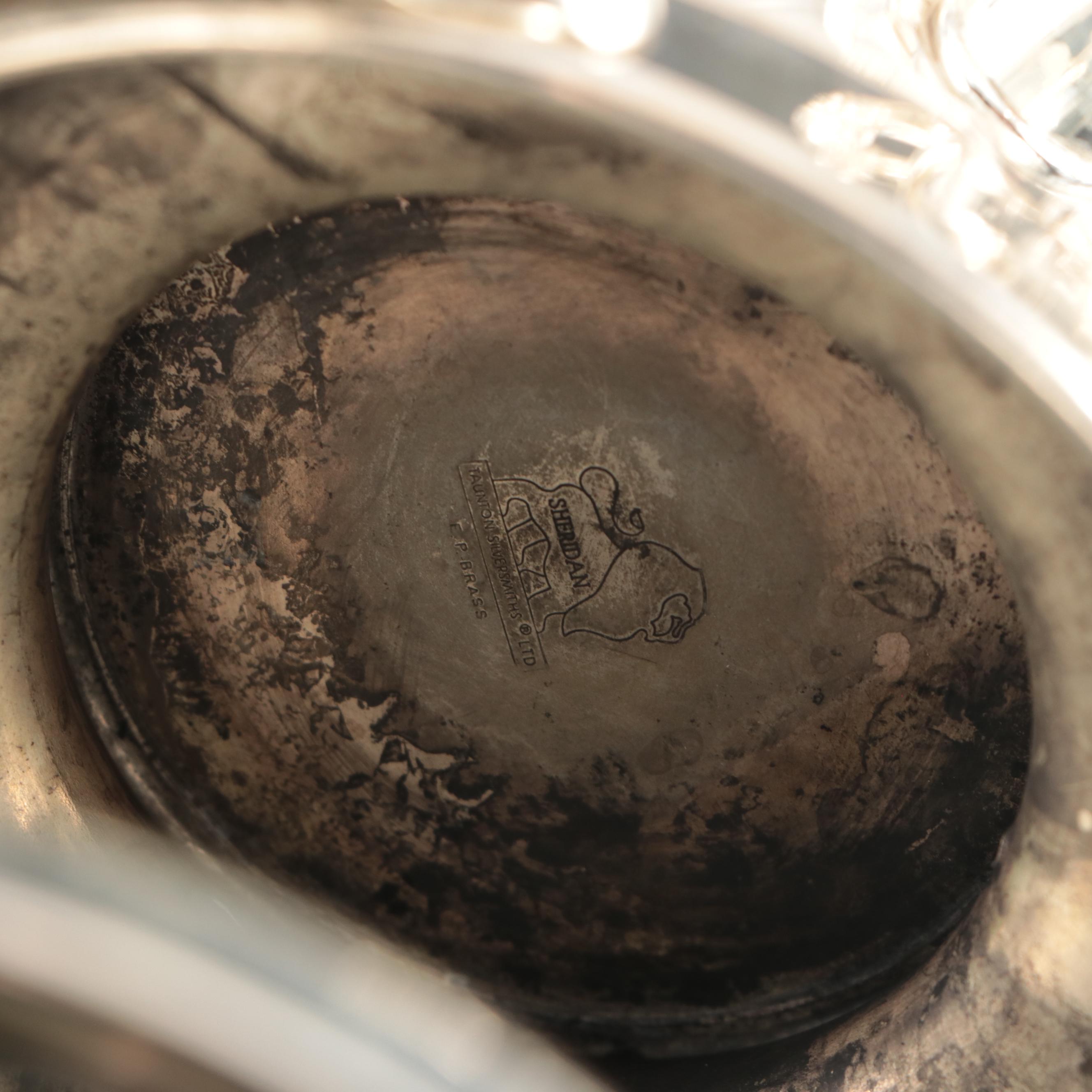 Sheridan Silver Plate Coffee Urn, Mid-20th Century