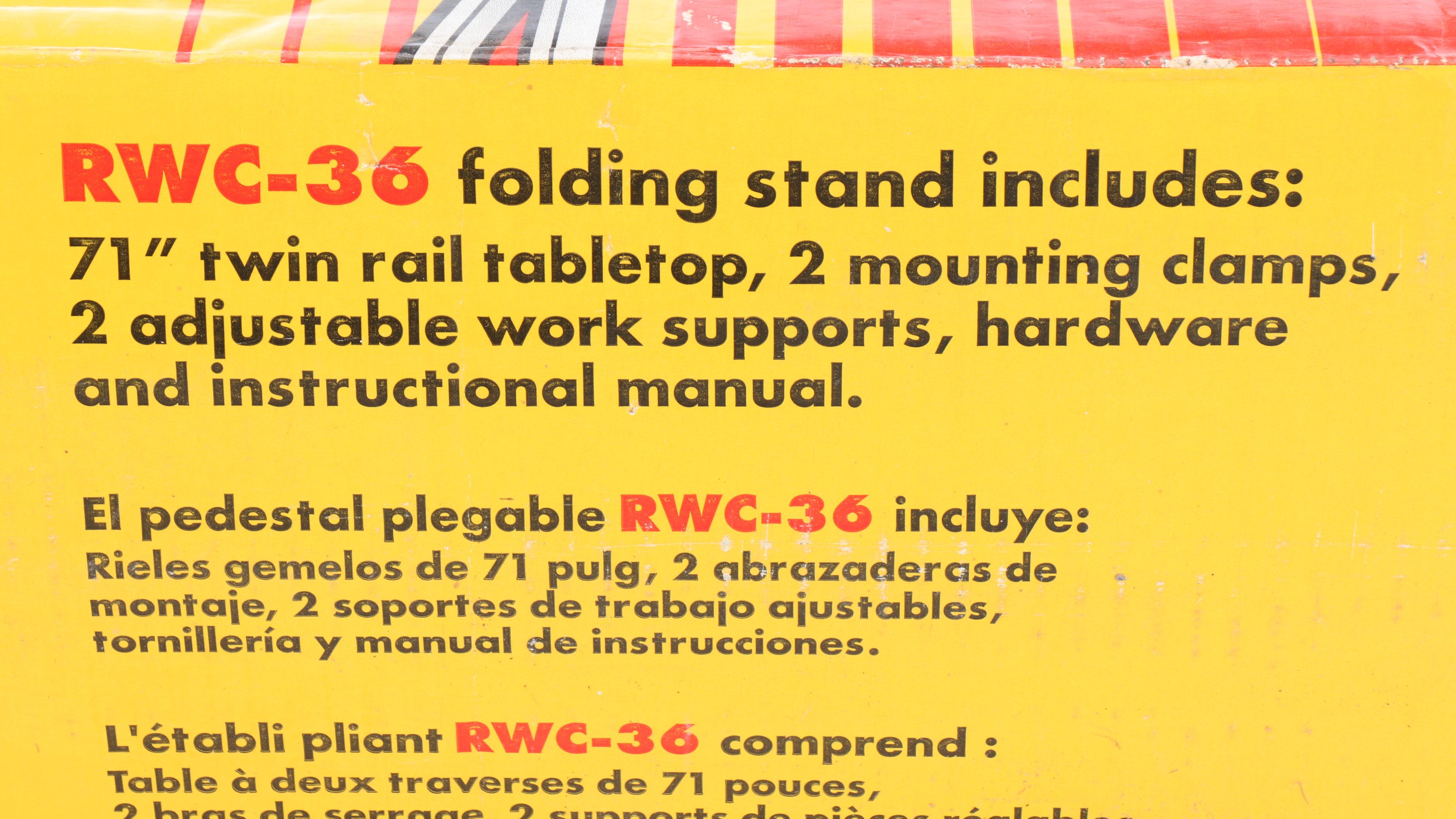 StableMate Miter Saw Tool Stand with Buffalo Miter Box and Backsaw