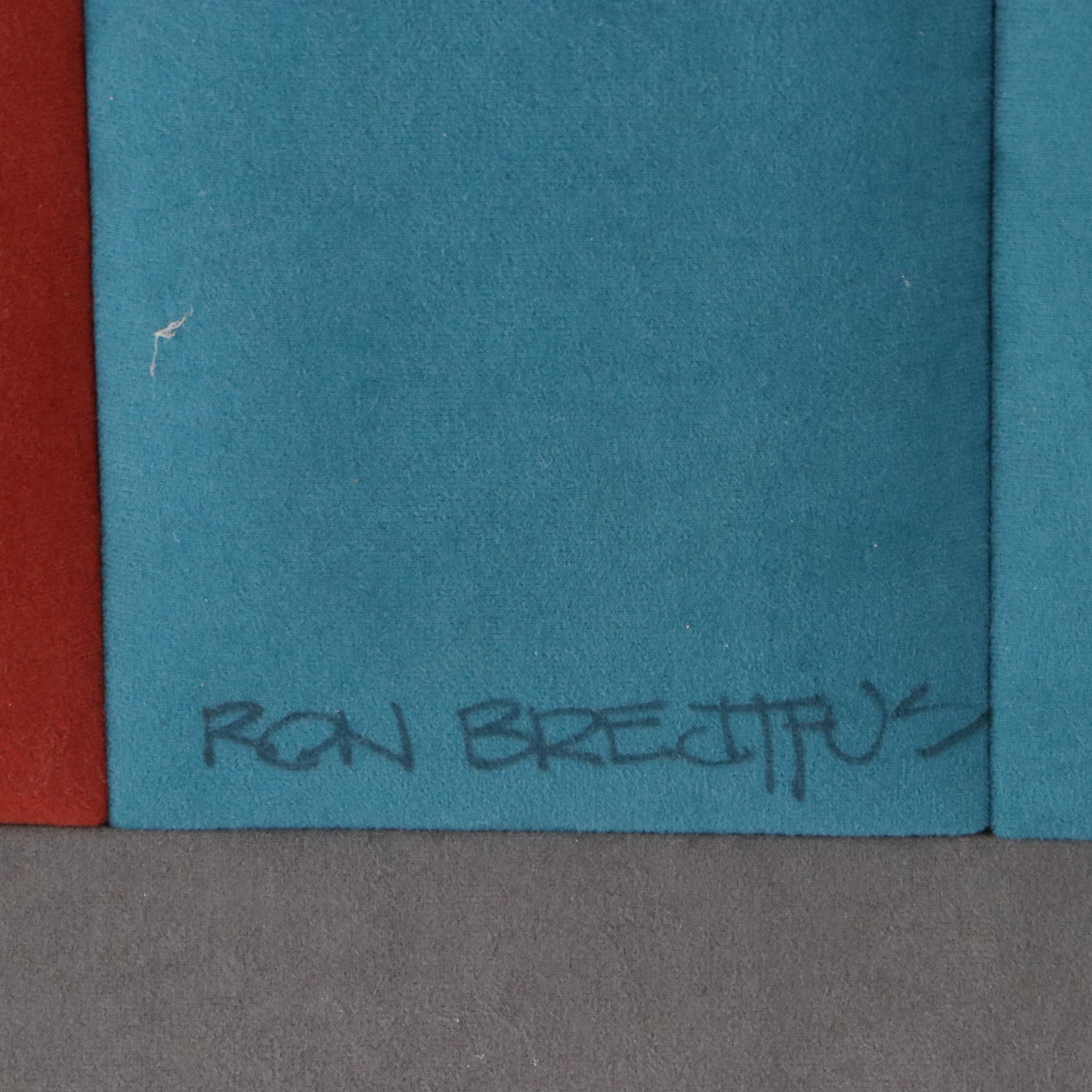 Ron Brejtfus Modernist Style Padded Wall Panel