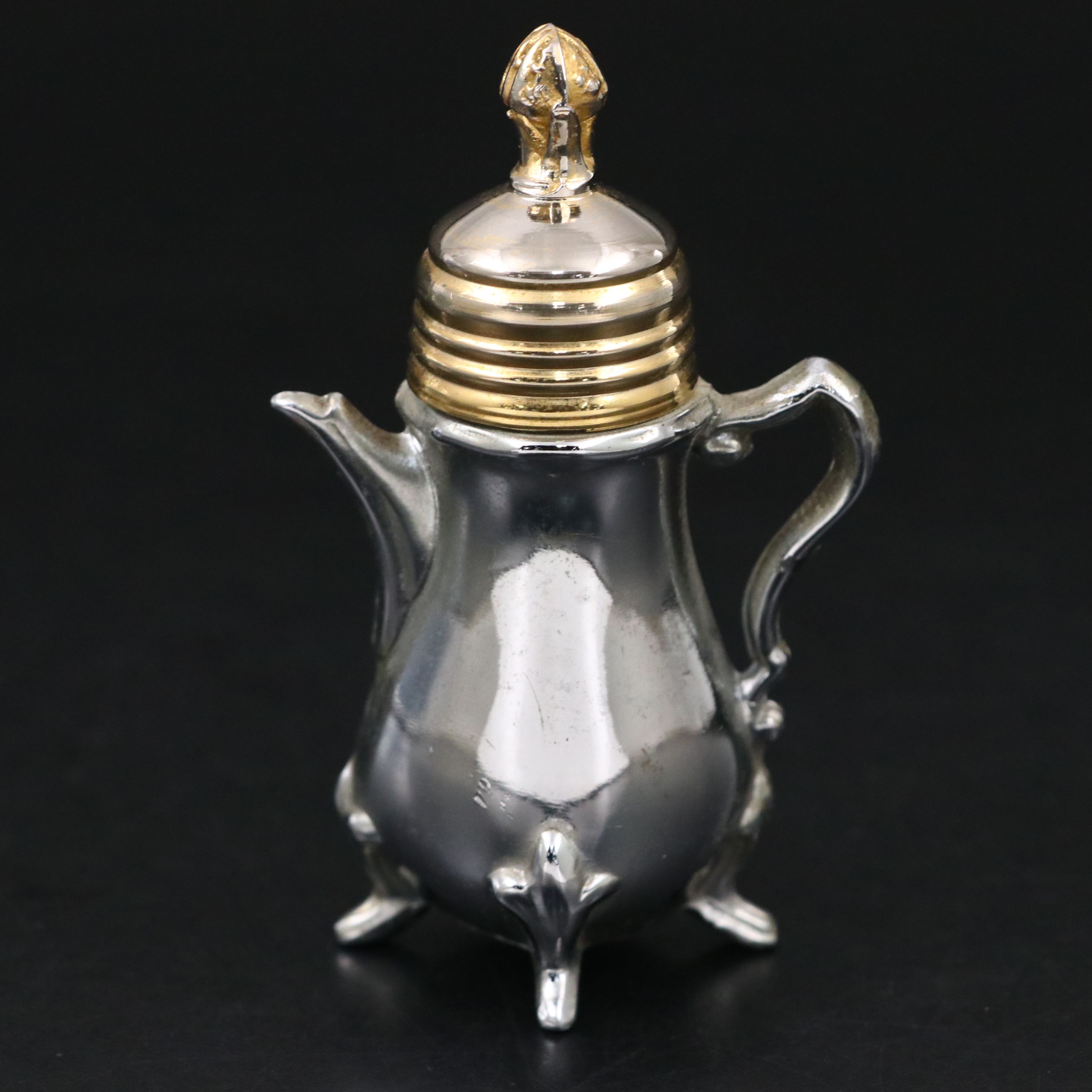 Nu-Trend by Cory Silver Plate Coffee Pot Form Table Lighter