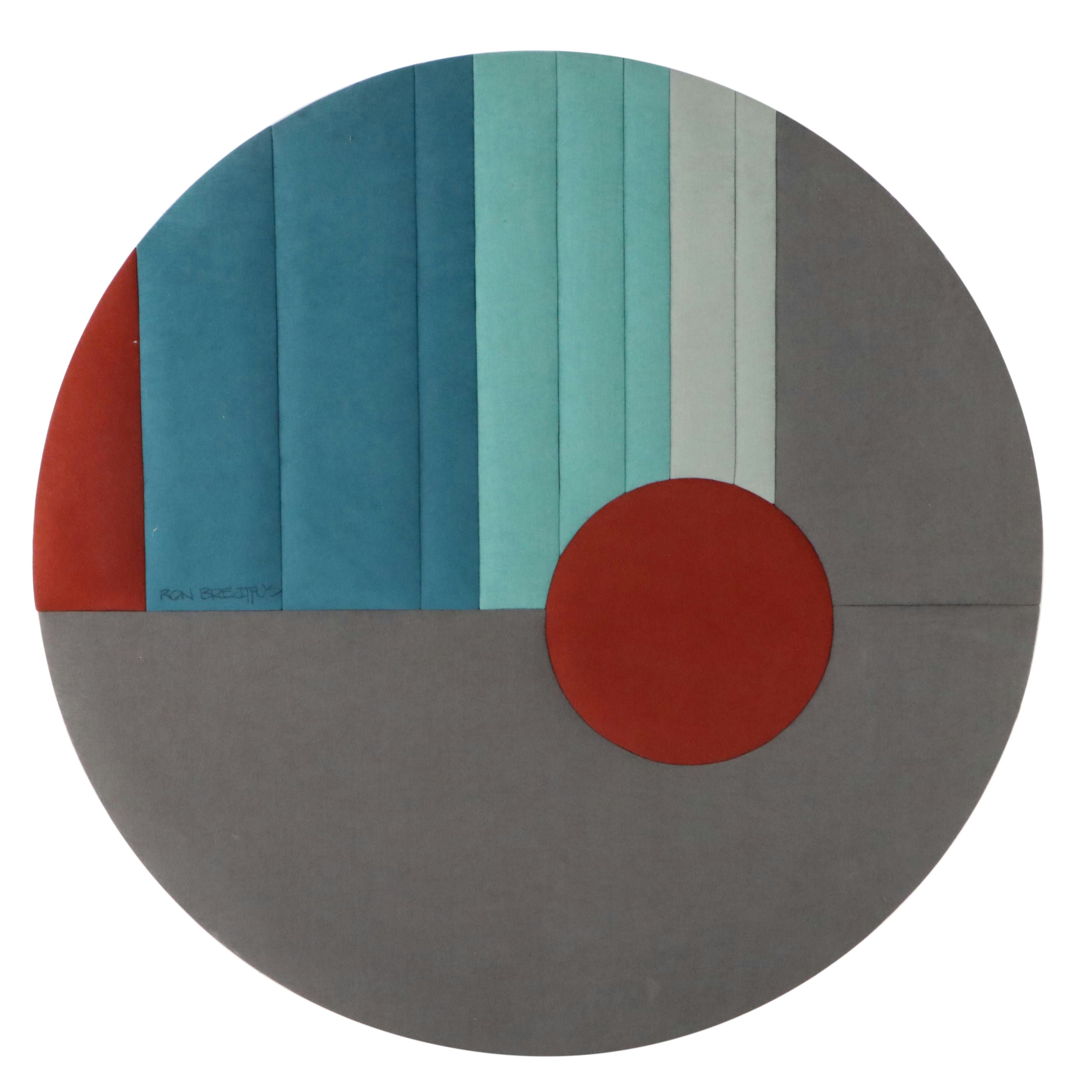 Ron Brejtfus Modernist Style Padded Wall Panel