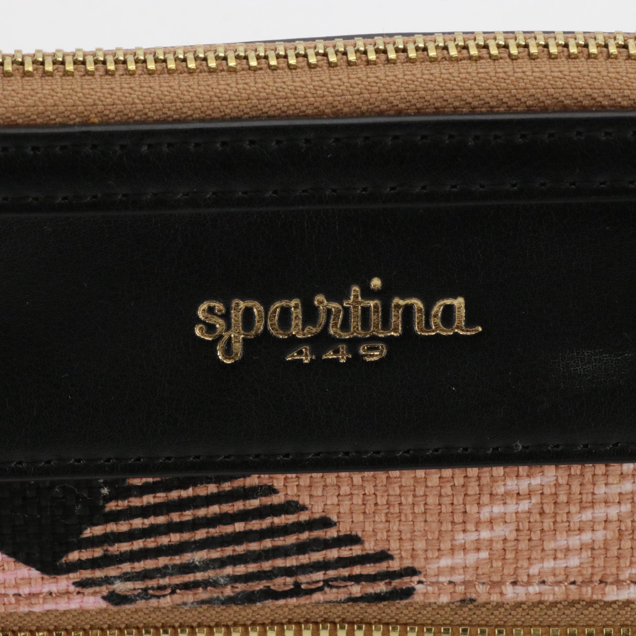 Cole Haan Snakeskin Leather Hobo Shoulder Bag and Spartina Plaid Canvas Zip Tote