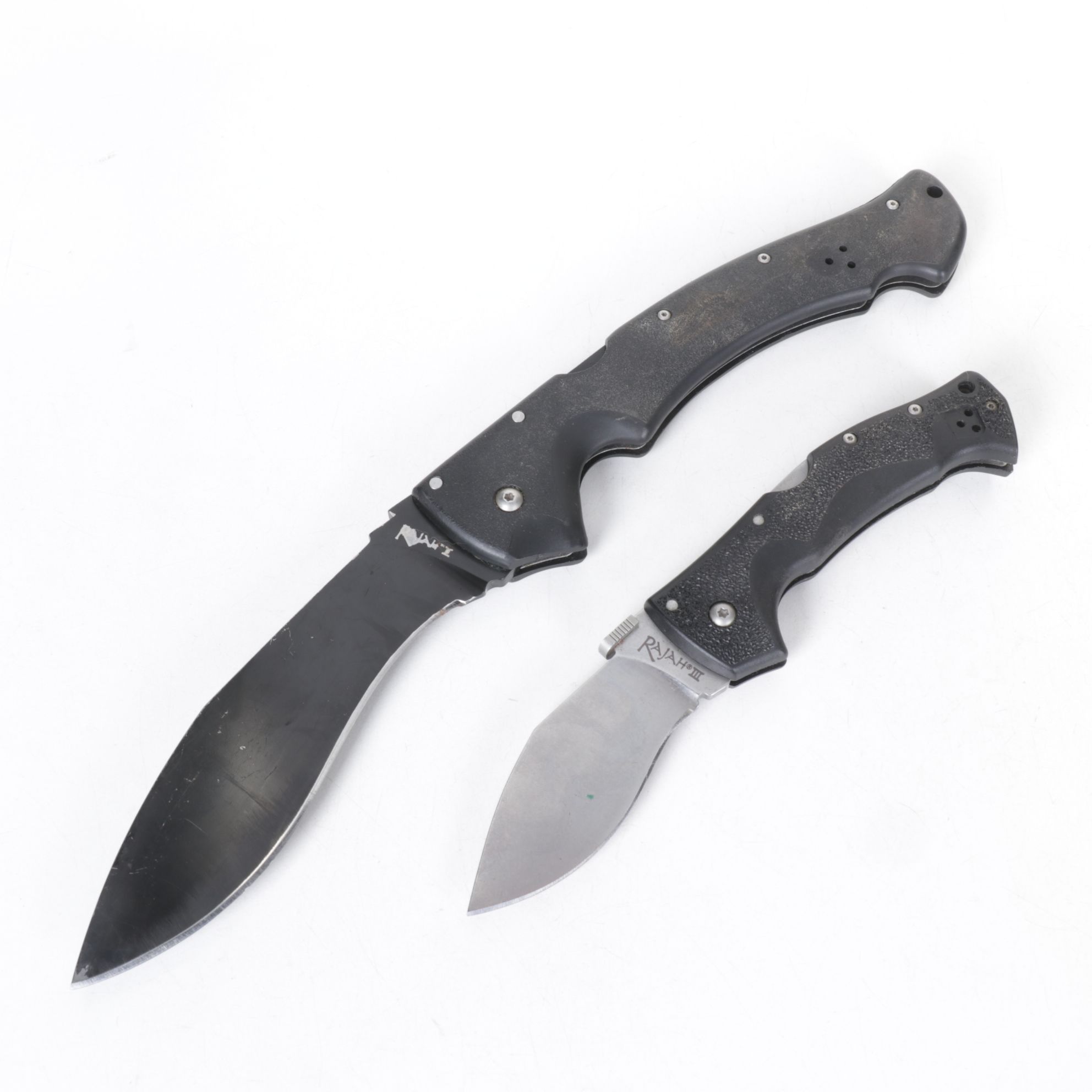 Cold Steel "Rajah II" and "Rajah III" Folding Knives