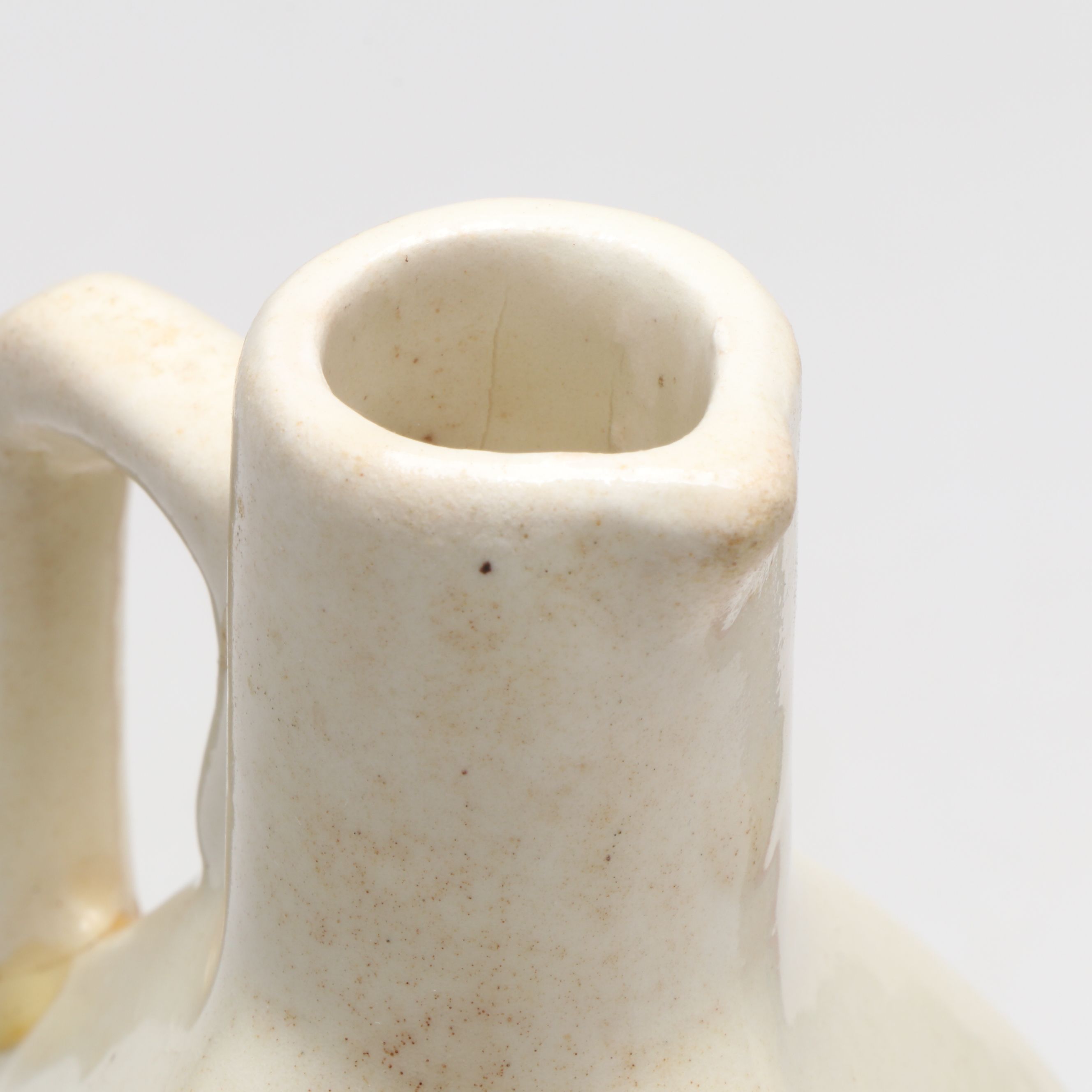 Czechoslovakian Hand-Painted Kitchen Canister Set with Oil and Vinegar Cruets