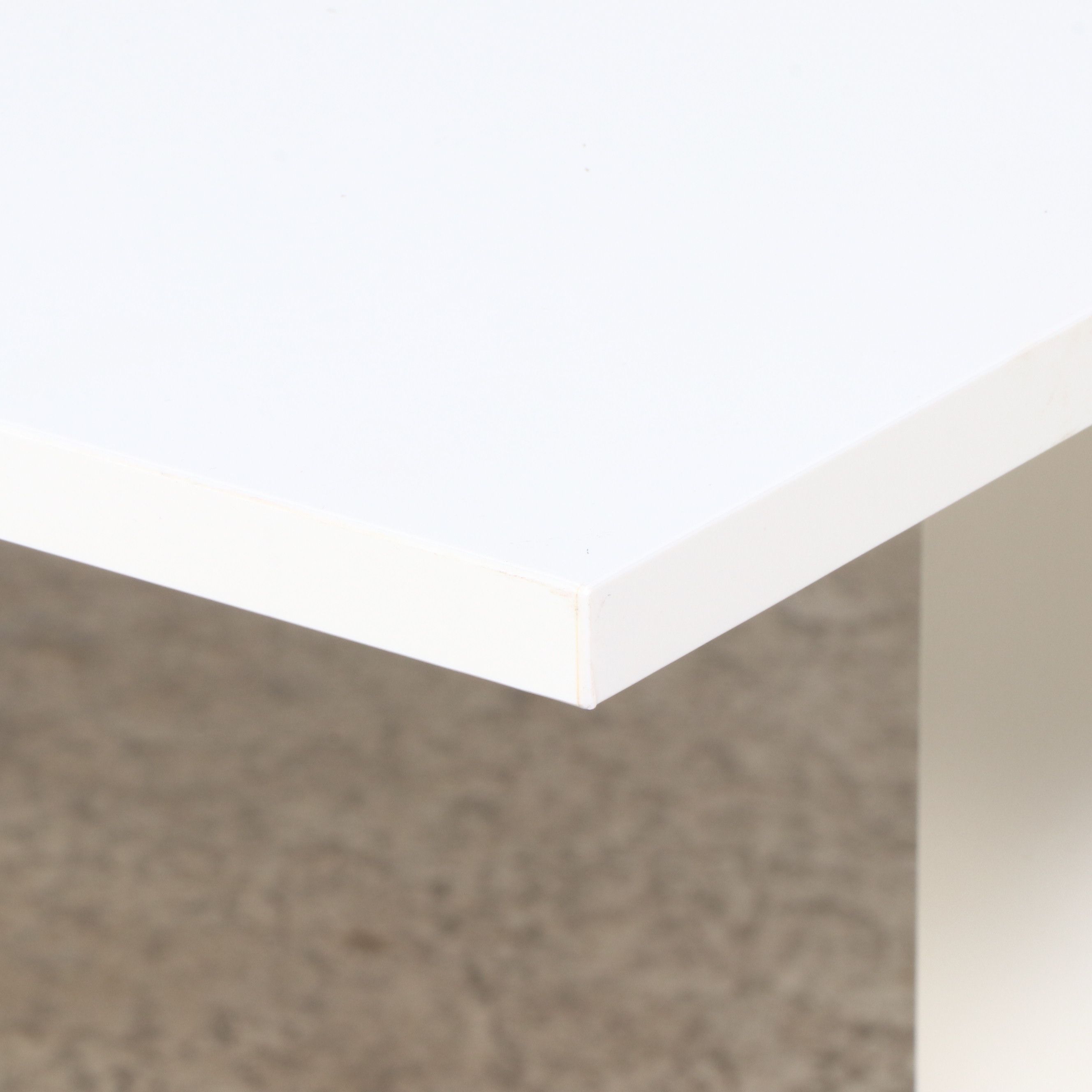 Contemporary Adjustable Height Desk with Storage Shelves and Drawers