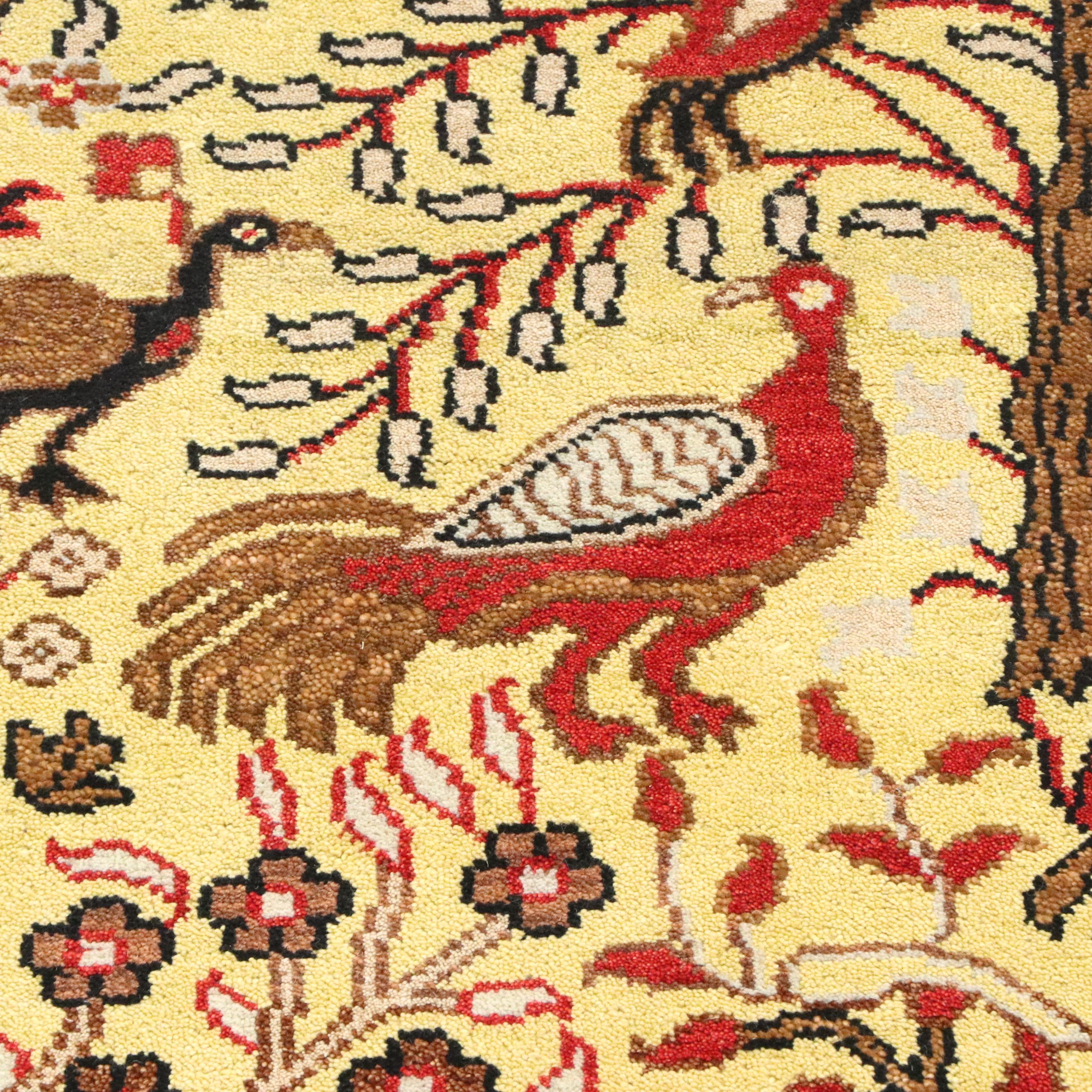 2'6 x 8'2 Hand-Knotted Indo-Persian Ziegler Carpet Runner