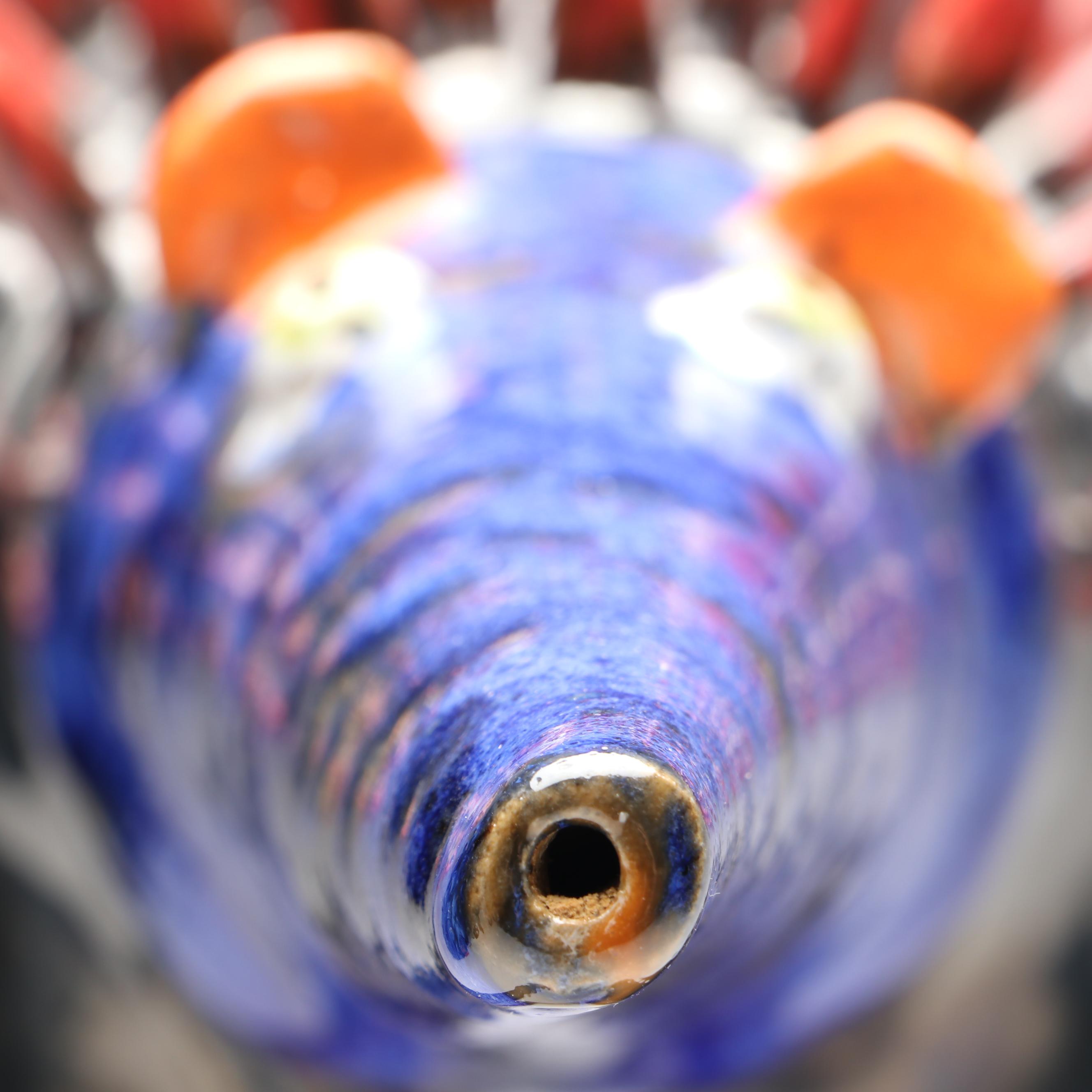 Jerzy Barankiewicz Polychrome Folk Art Pottery Hedgehog