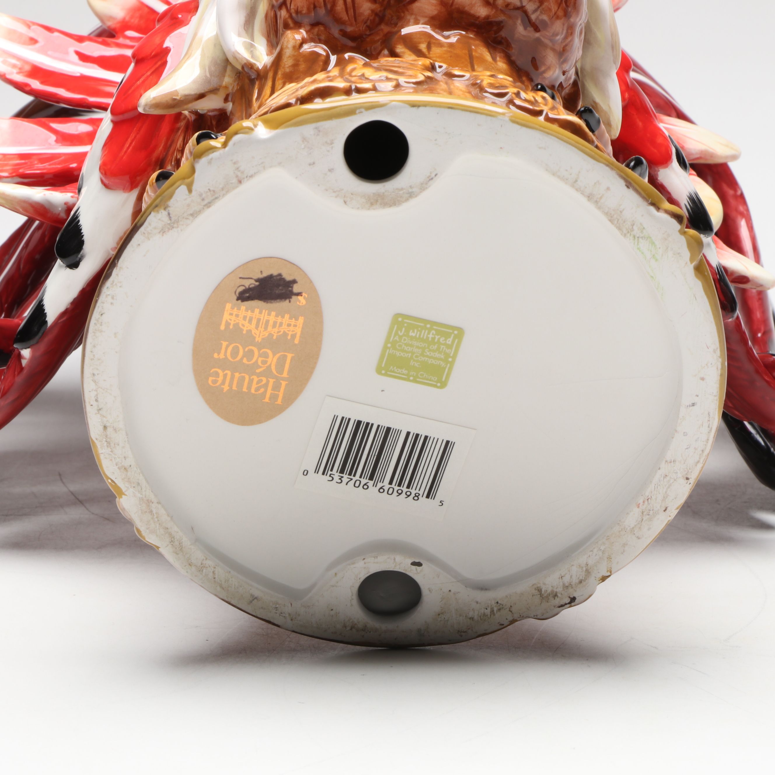 J. Willfred Ceramic Rooster