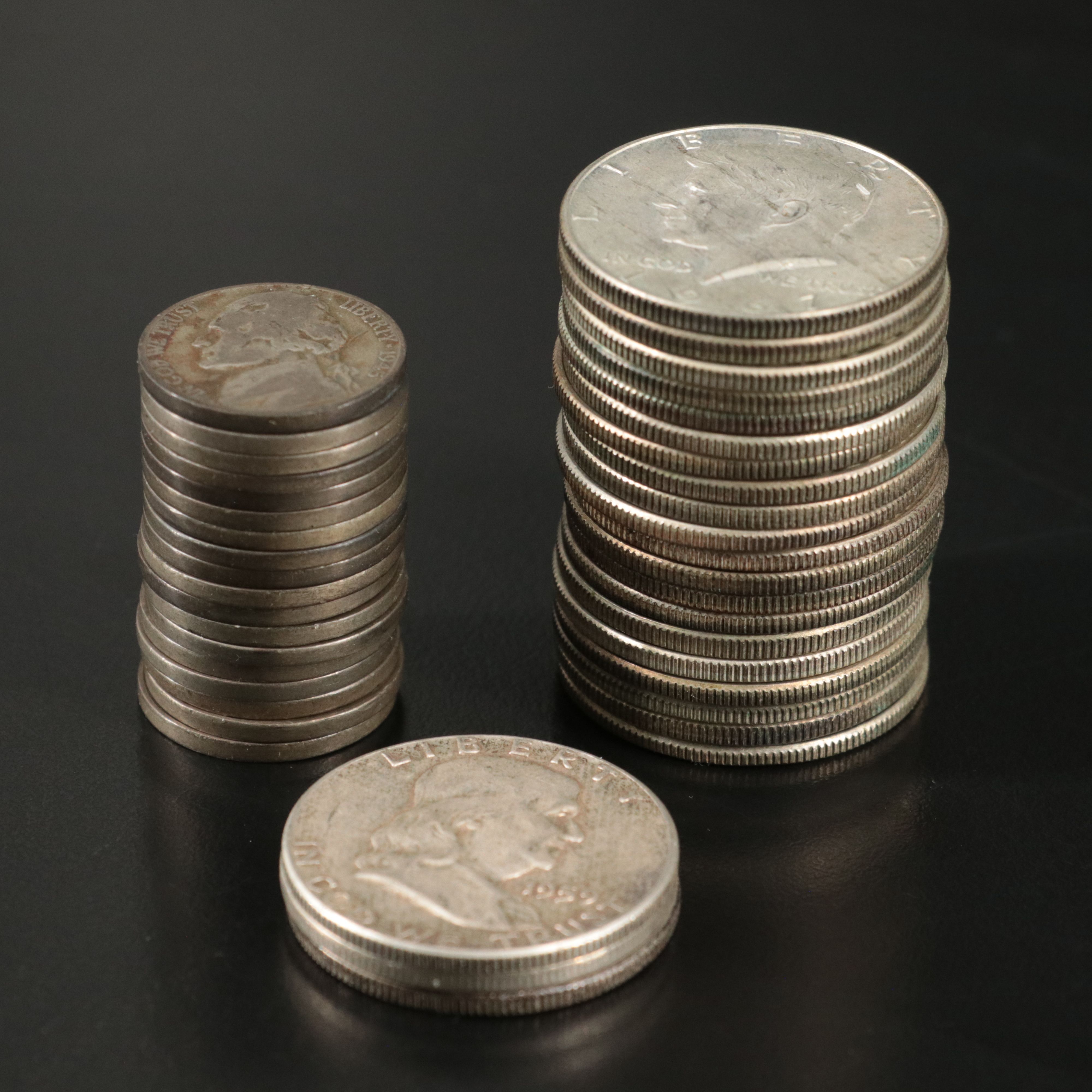 Forty-One U.S. Vintage Silver Coins | EBTH
