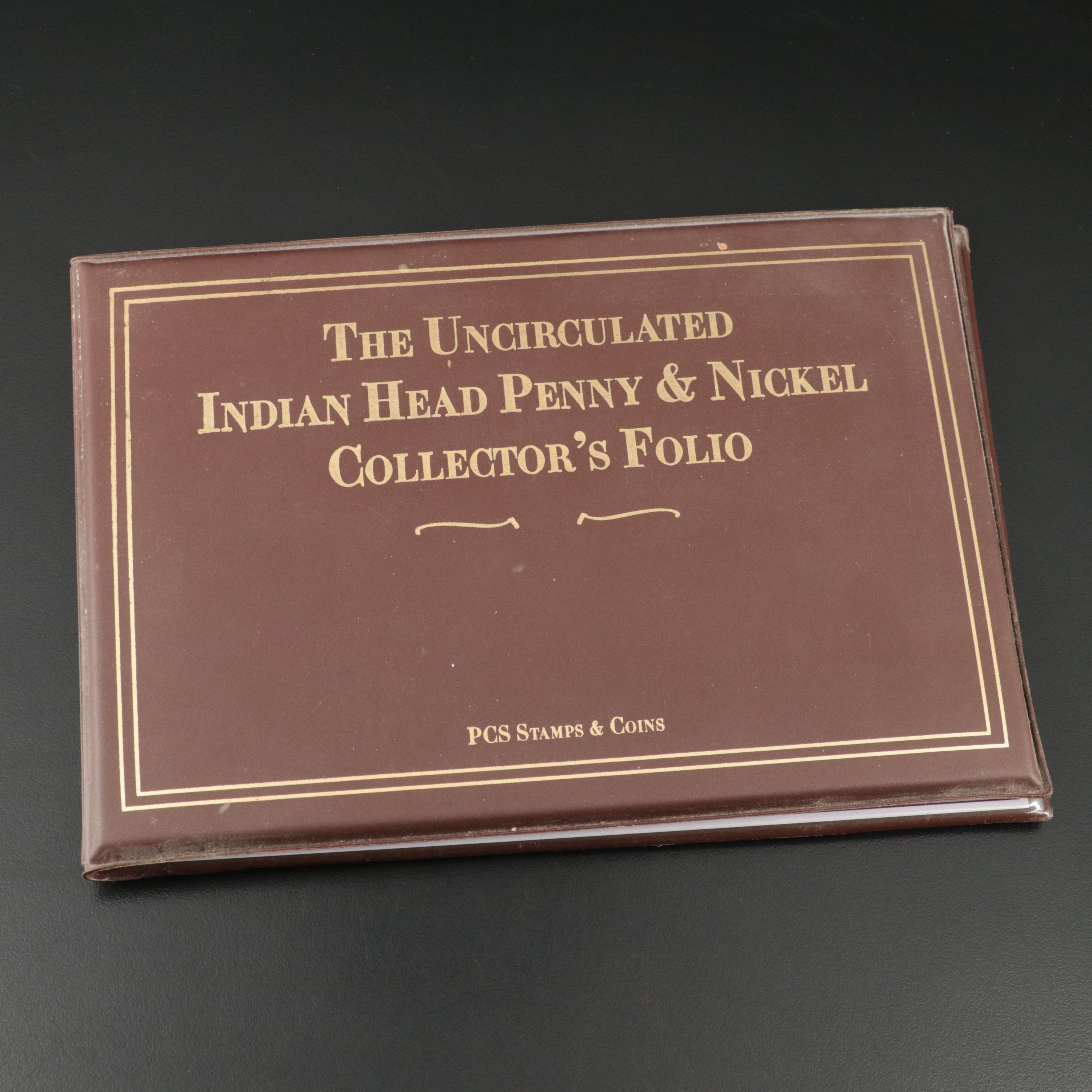 "The Uncirculated Indian Head Penny & Nickel Collector's Folio"
