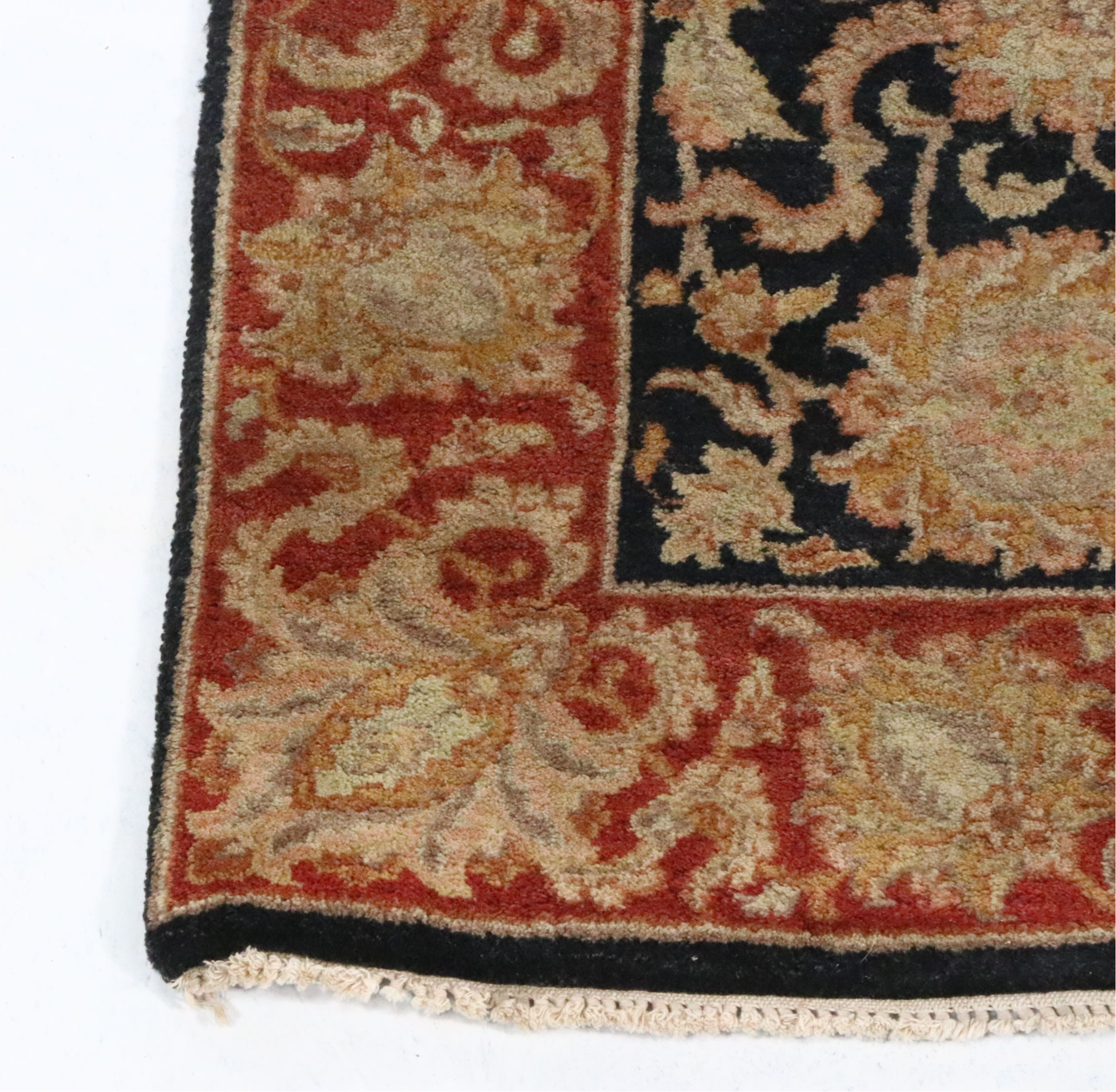 3'11 x 5'11 Hand-Knotted Indian Agra Area Rug