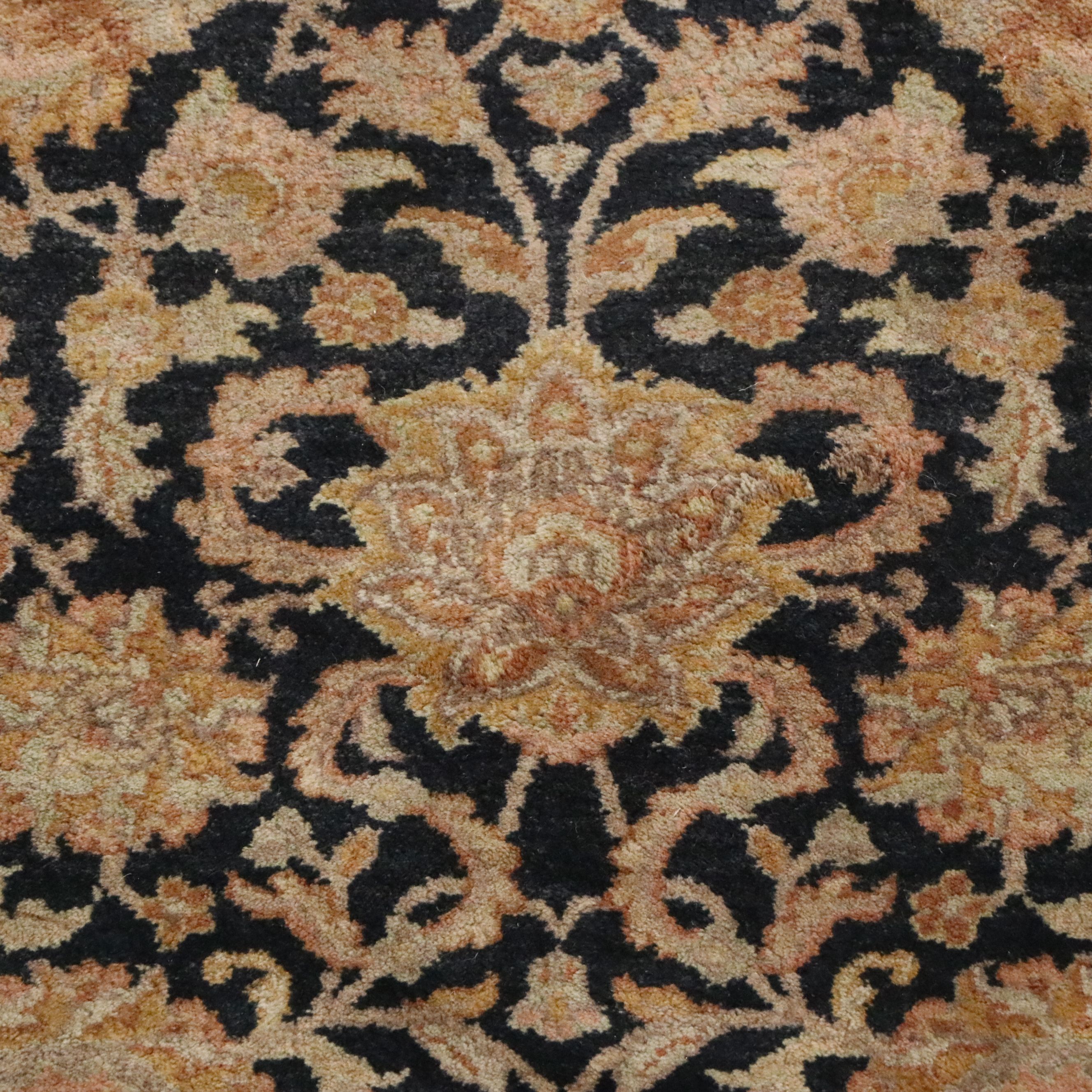 3'11 x 5'11 Hand-Knotted Indian Agra Area Rug