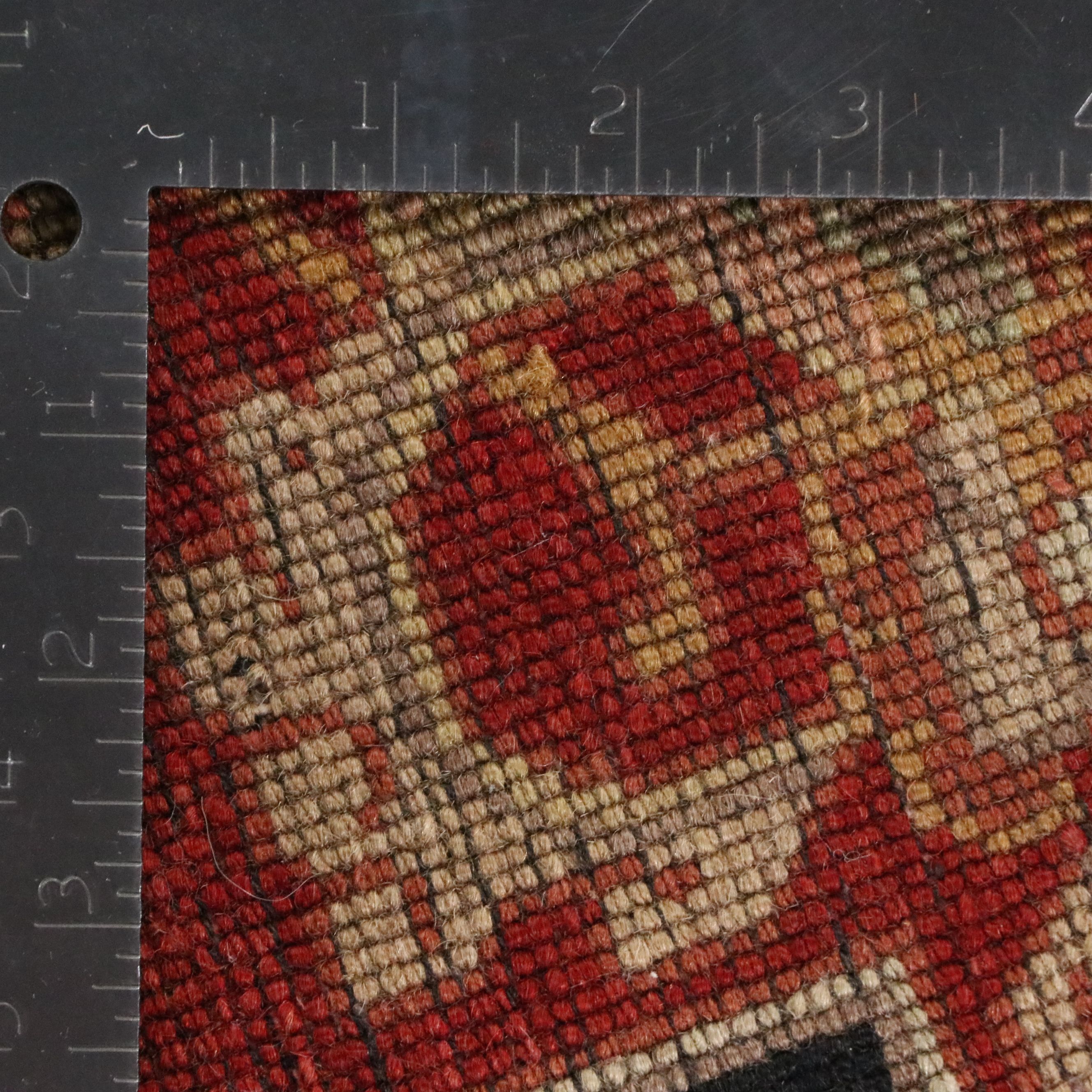 3'11 x 5'11 Hand-Knotted Indian Agra Area Rug