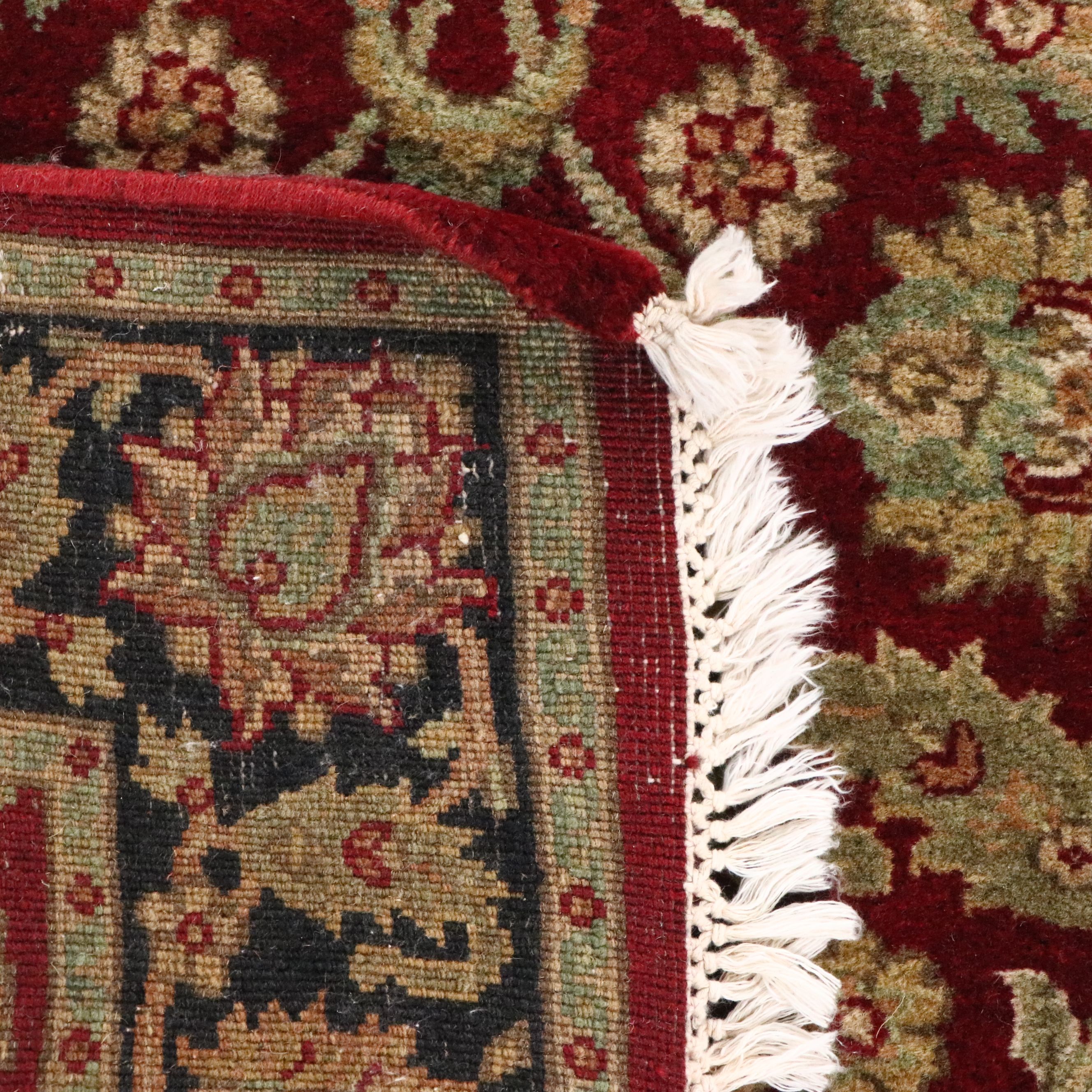 3'1 x 5'3 Hand-Knotted Indian Agra Area Rug