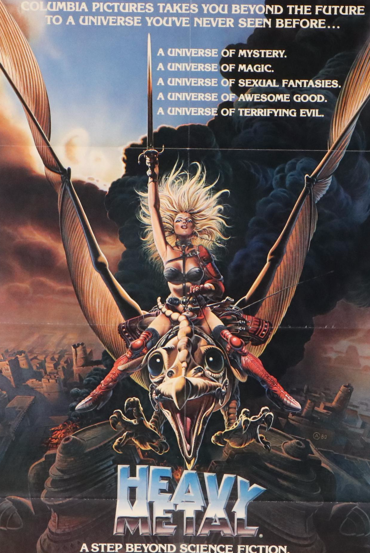 Columbia Pictures "Heavy Metal" Movie Poster, 1981