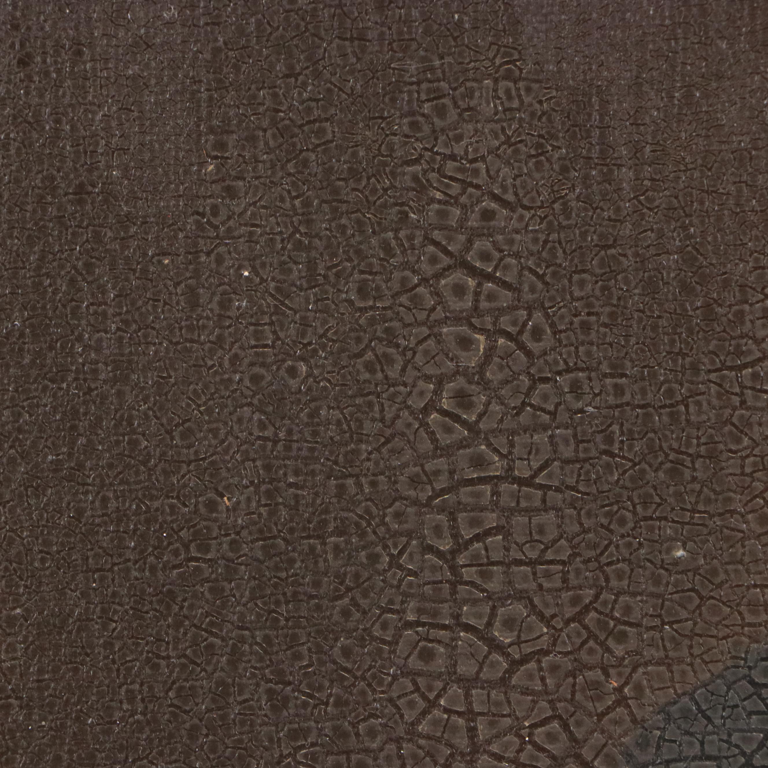 Rachel Proffitt Oil Painting of Pair of Children with Rocking Horse, 1983