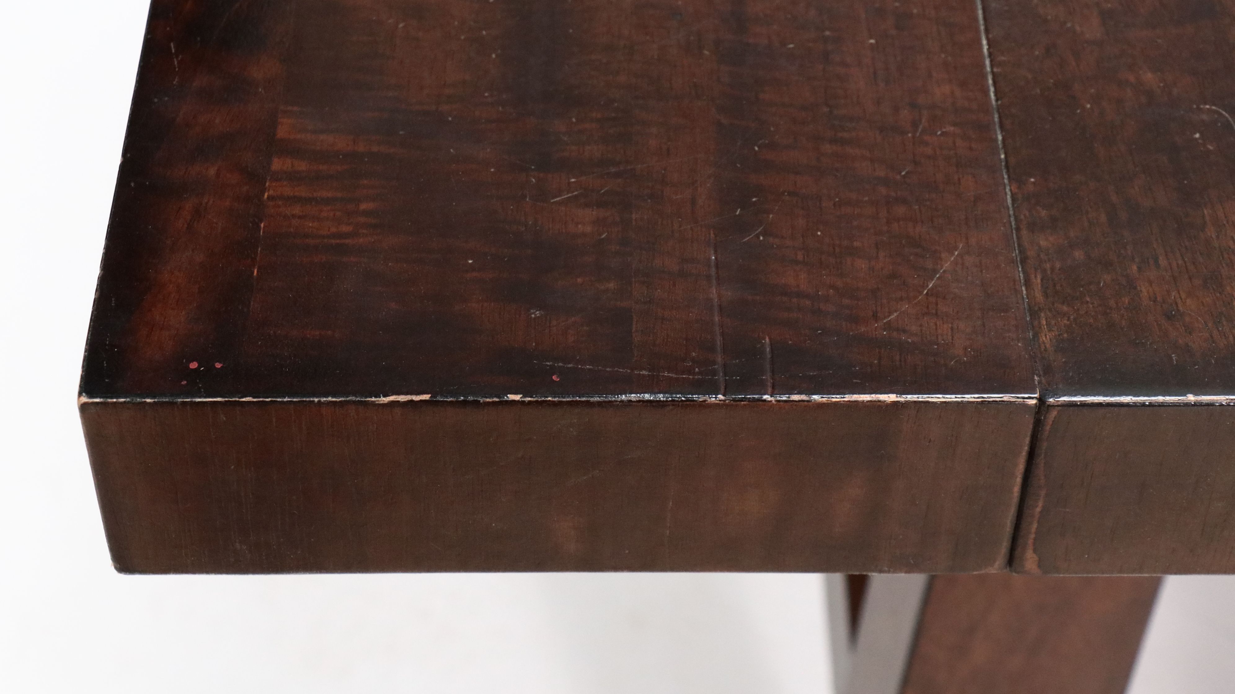 Kuolin Tropical Hardwood Dining Table with End Leaves and Six Dining Chairs