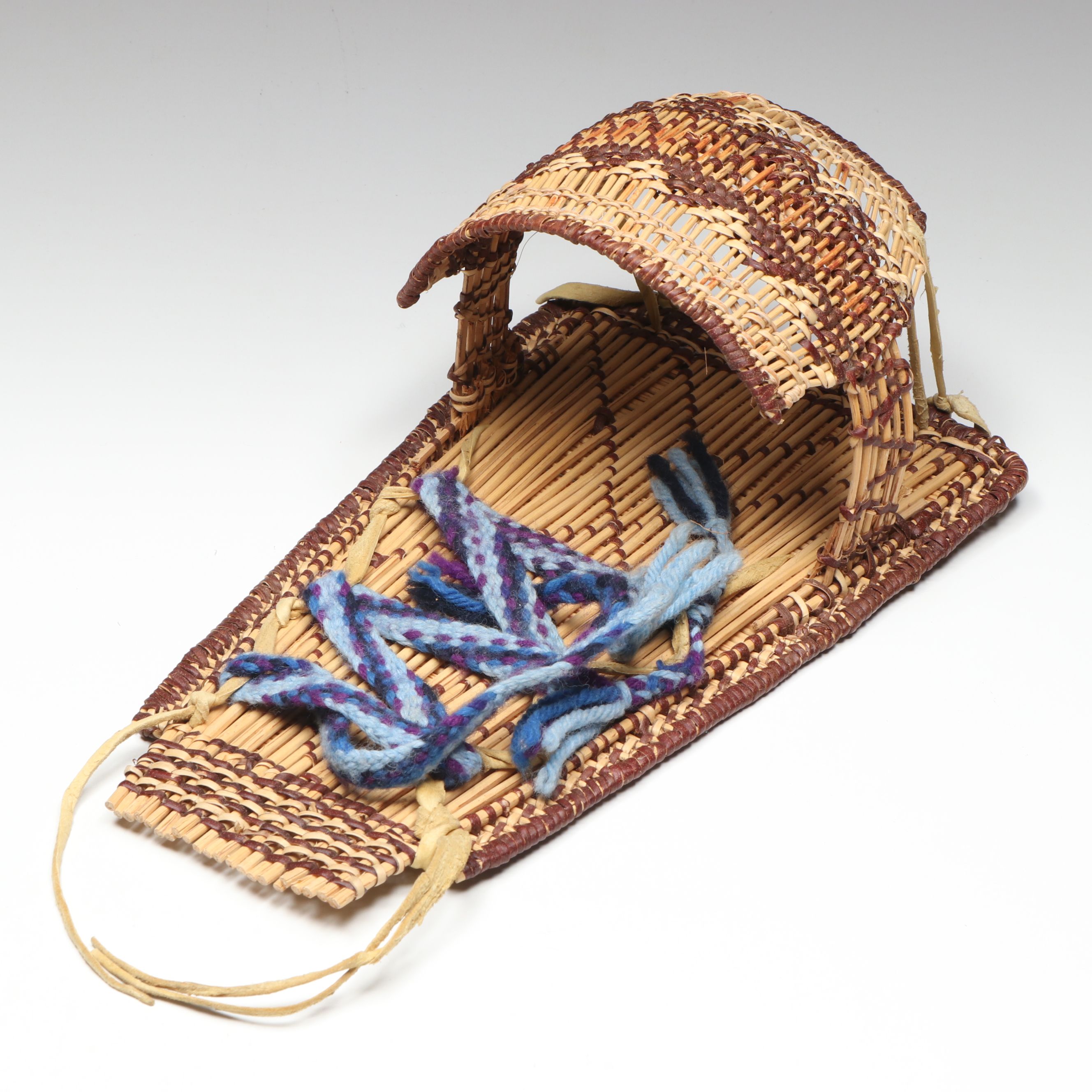 Francys Sherman Western Mono People of California Hand-Woven Doll Basket