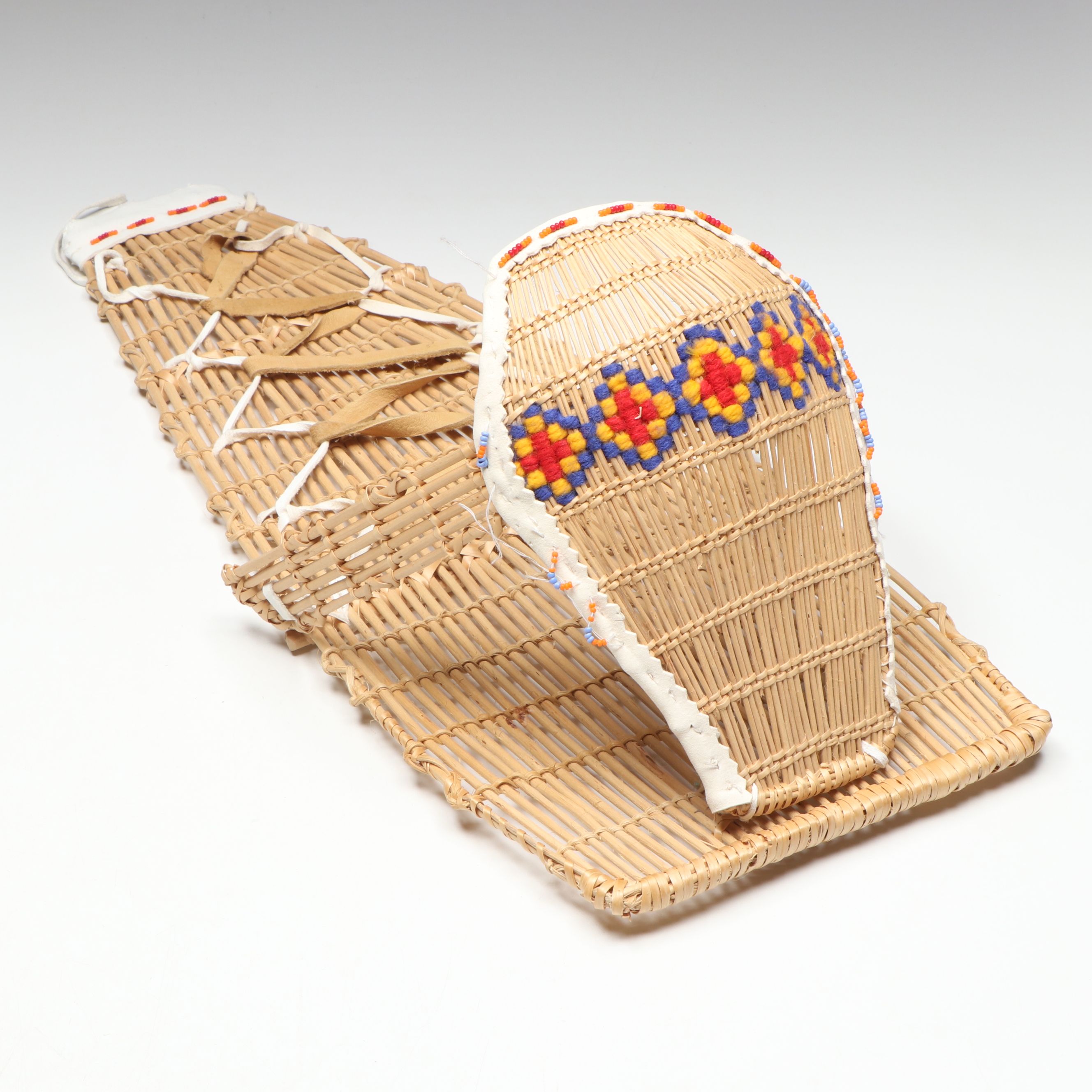 Rima John Washoe People of the Great Basin Handcrafted Wood Baby Carrier