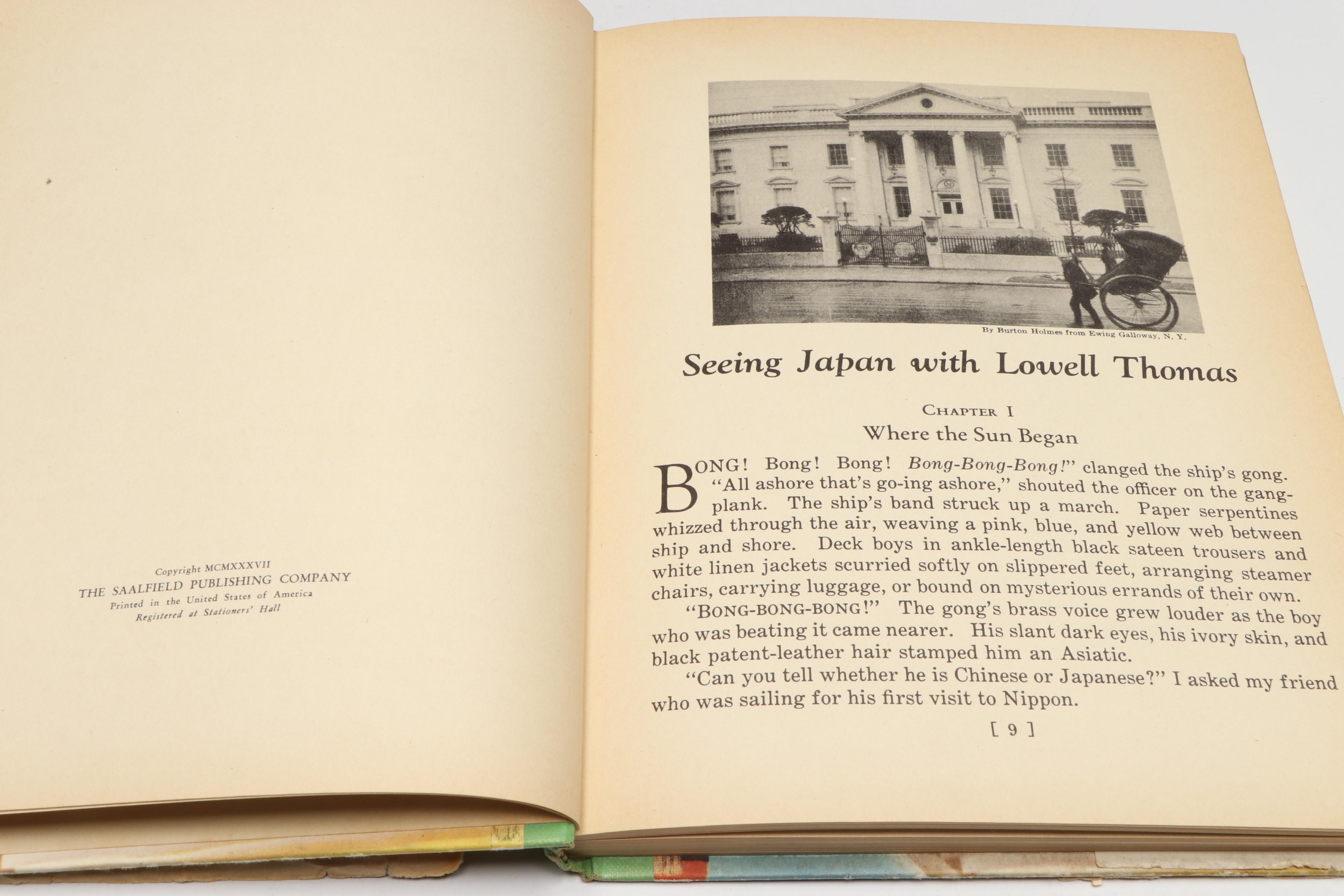 Signed First Edition "So Long Until Tomorrow" by Lowell Thomas and More Books