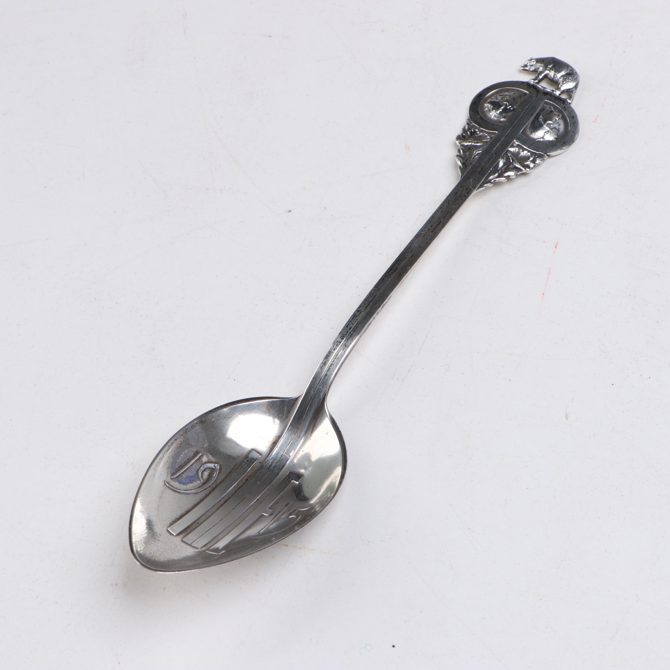 Baltimore & Ohio Railway China Plate with Panama-Pacific Exhibition Souvenirs