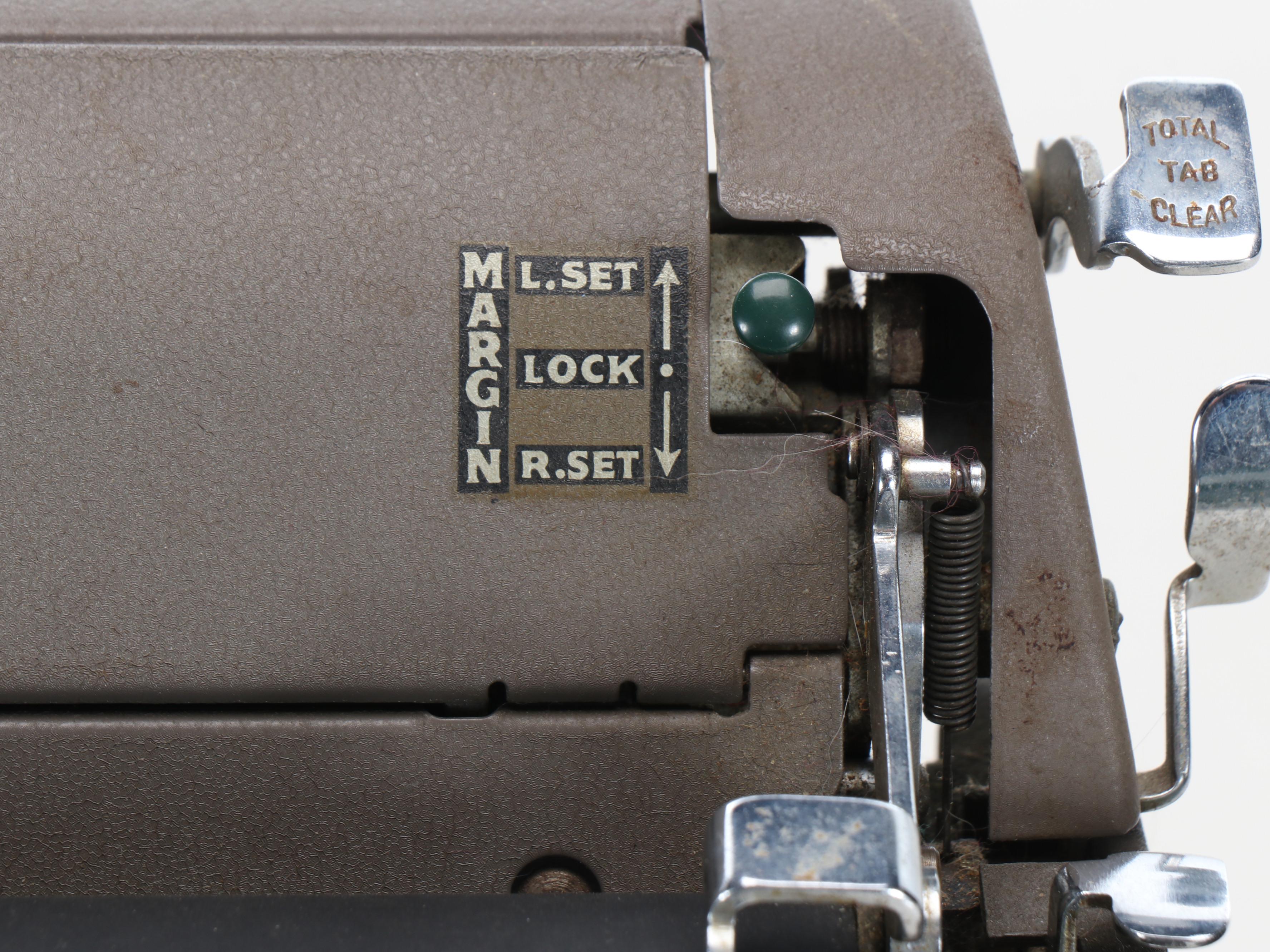 Smith-Corona Silent-Super Portable Typewriter, Mid-20th Century