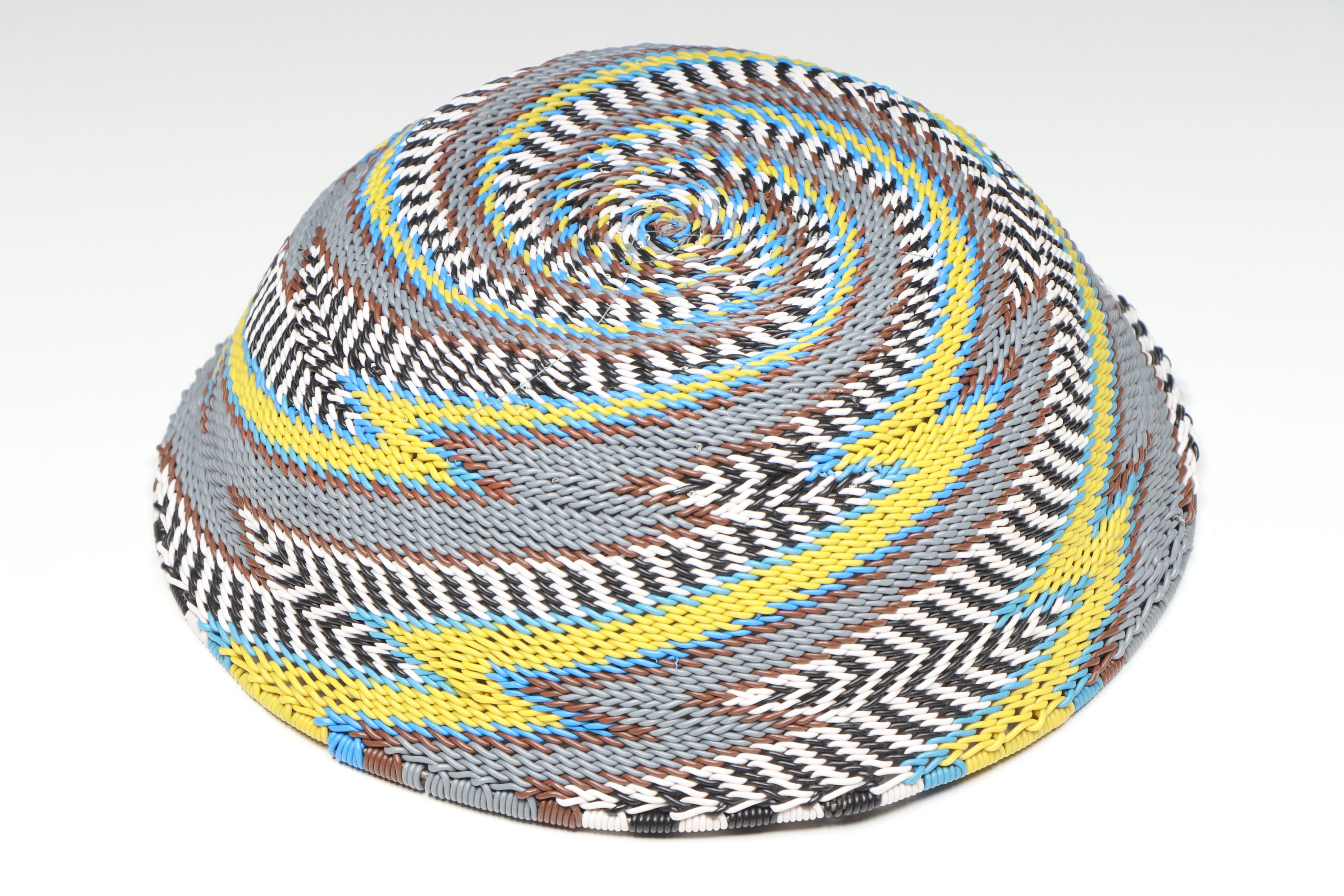 South African Zulu Telephone Wire Bowls and Strainer