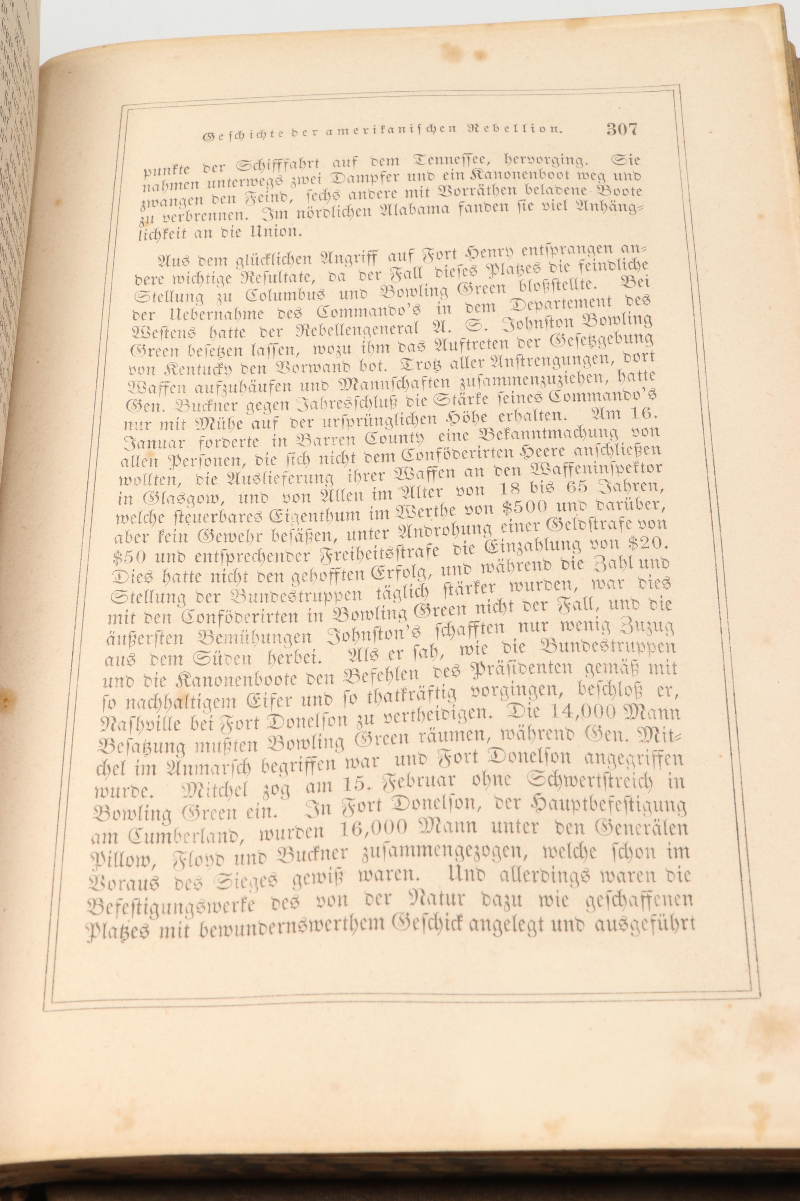 "Vollständige Geschichte der amerikanischen Rebellion" by Thomas Kettell, 1863
