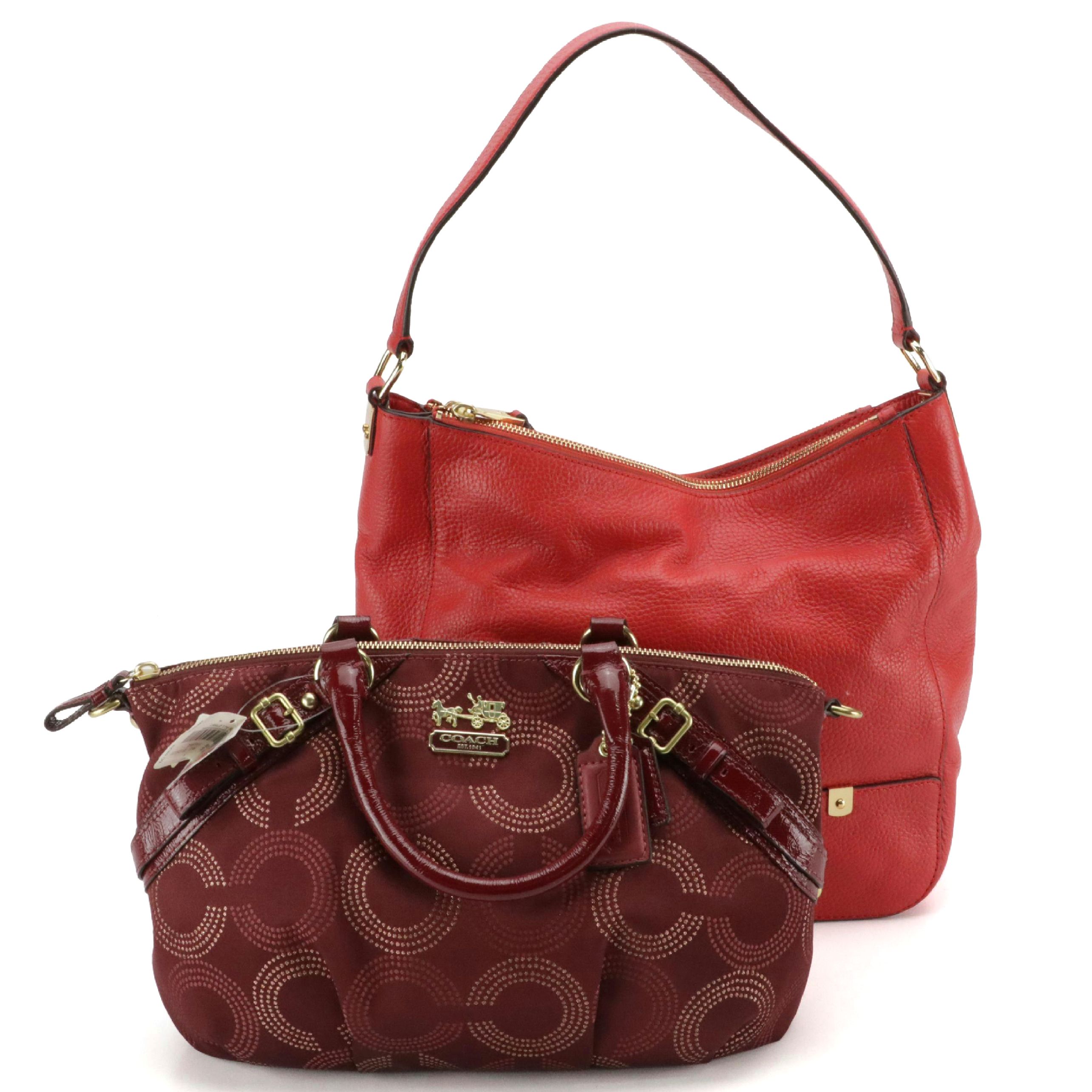 Coach Madison Sophia Satchel and Lauren Ralph Lauren Morrison Hobo