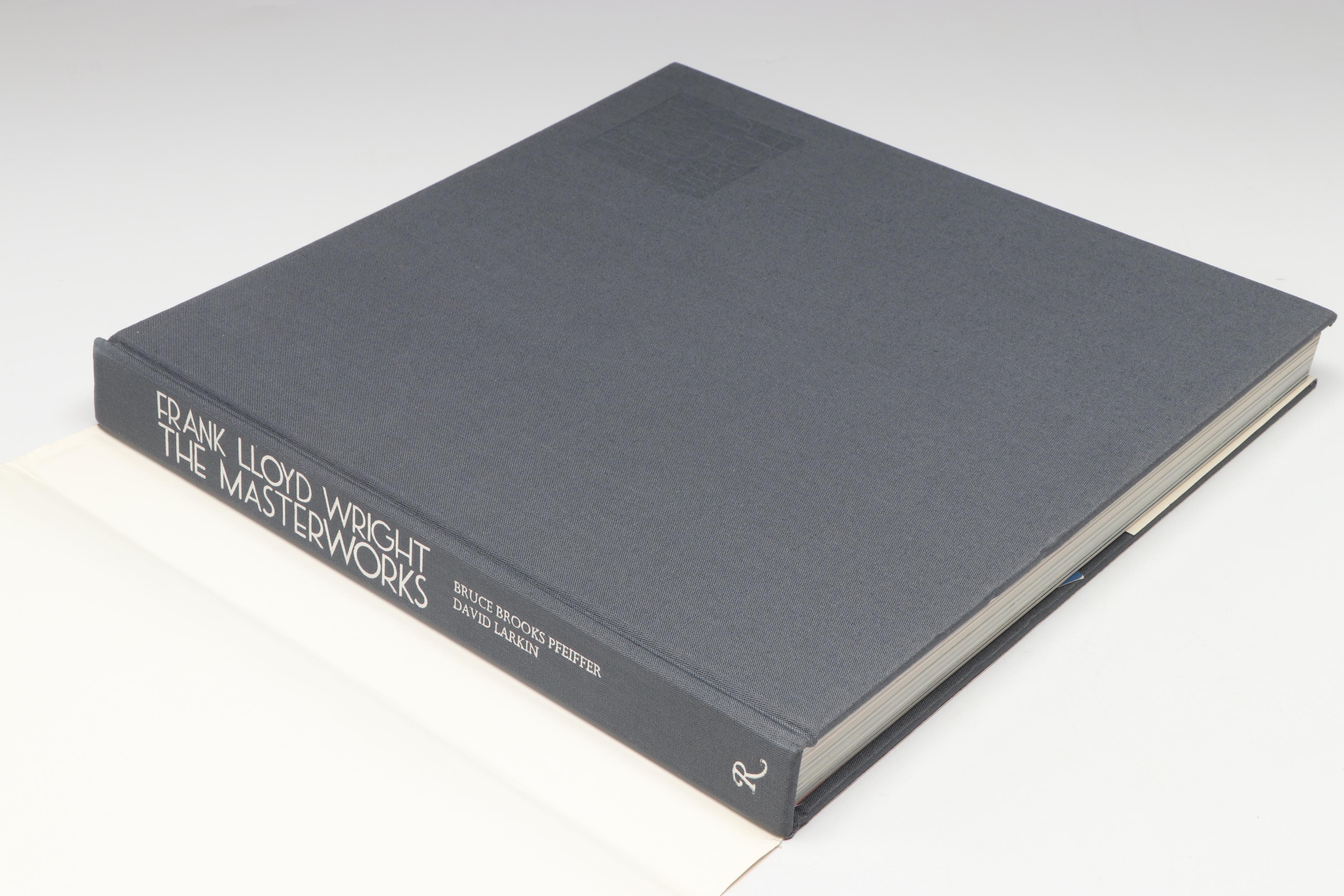 First Edition "Frank Lloyd Wright: The Masterworks" by Pfeiffer and Larkin, 1993
