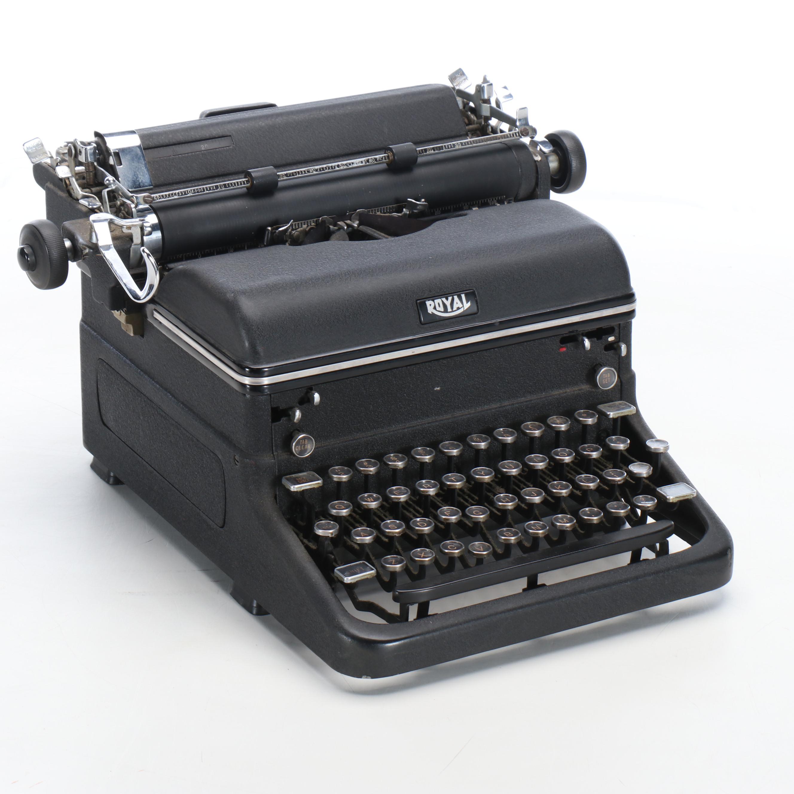 Royal “Magic Margin” Typewriter, Mid-20th Century