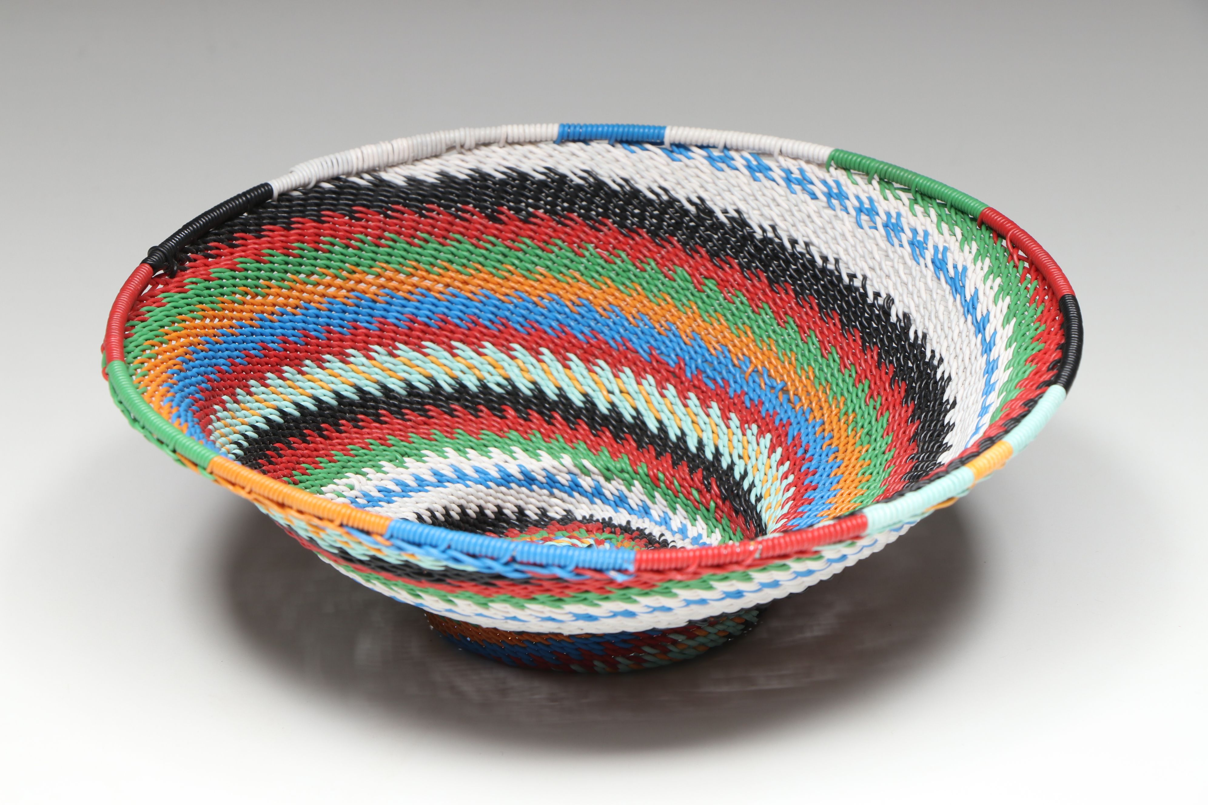 Zulu Telephone Wire Bowls and Ladle