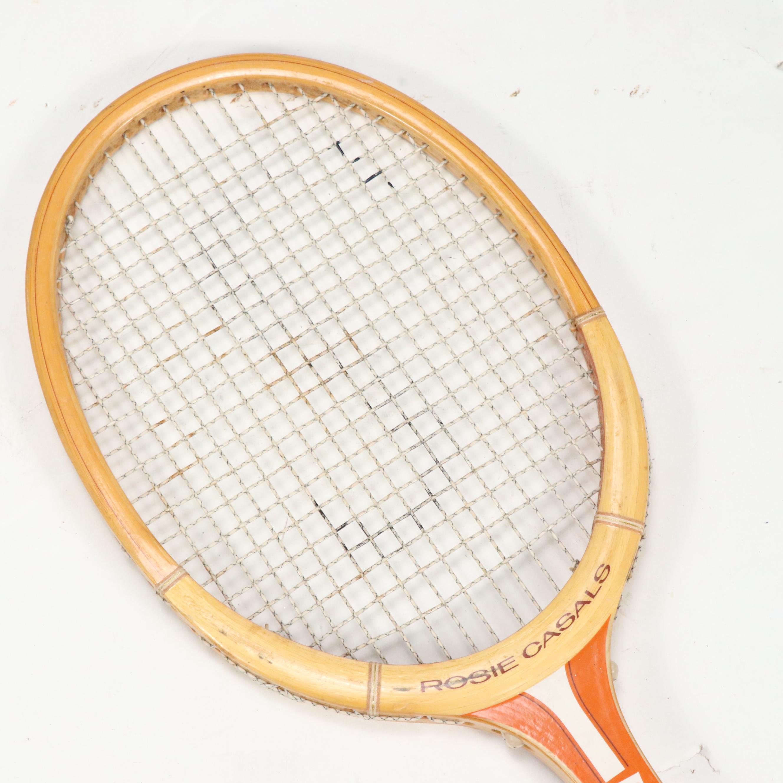 Wilson and Spalding Vintage Wood Tennis Rackets