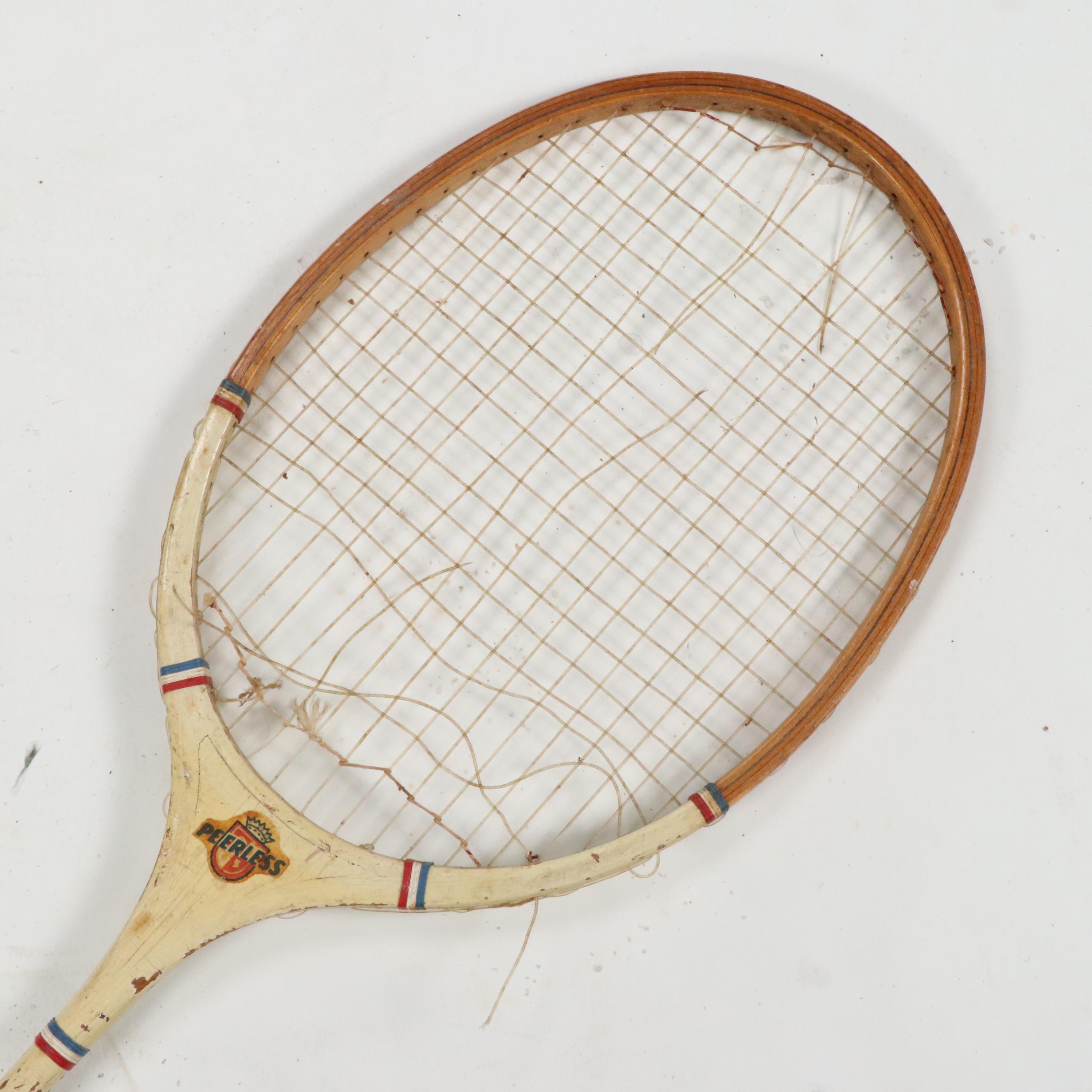 Wilson and Spalding Vintage Wood Tennis Rackets