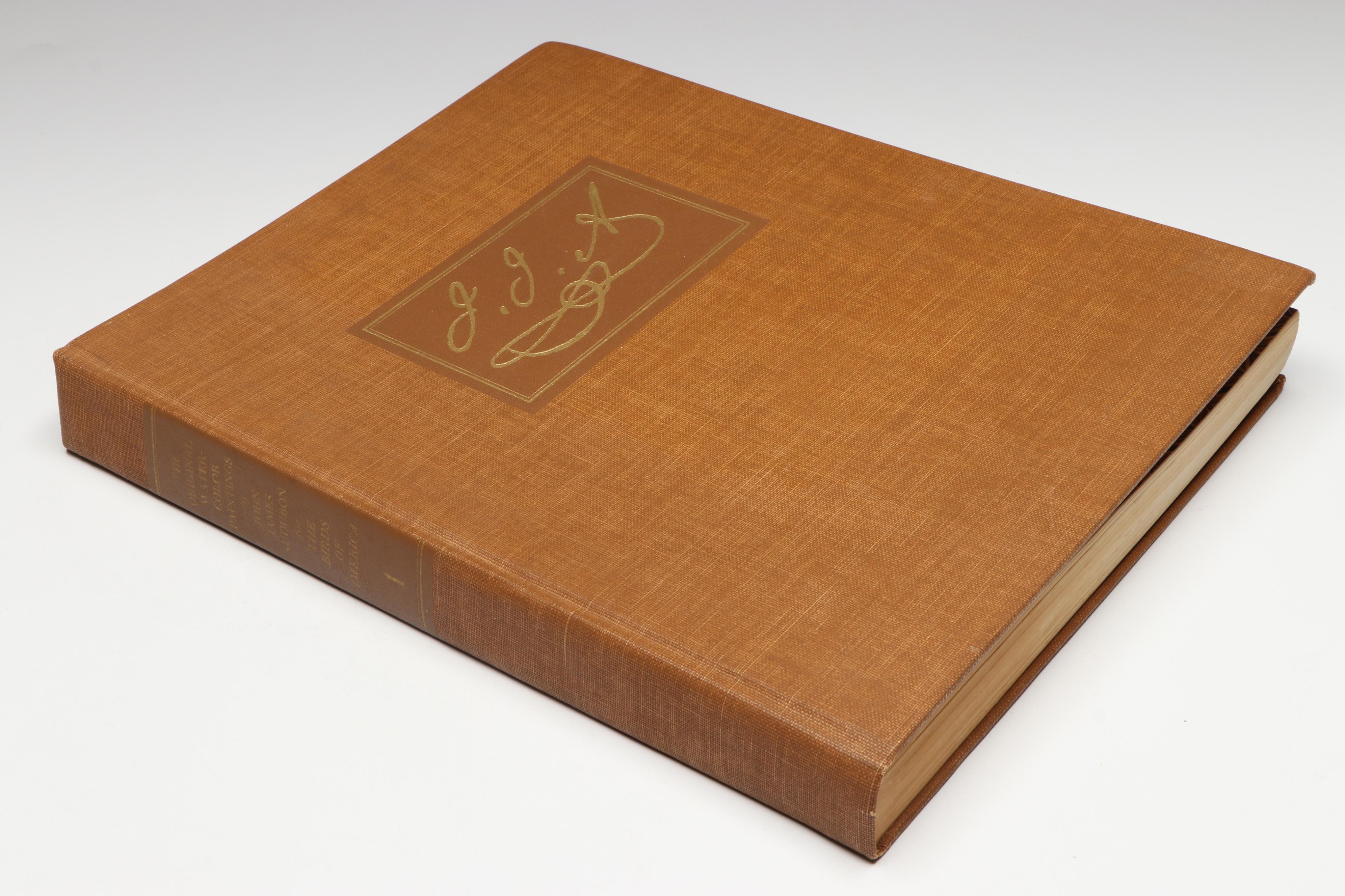 "The Original Water-Color Paintings by John James Audubon" Two-Volume Set, 1966