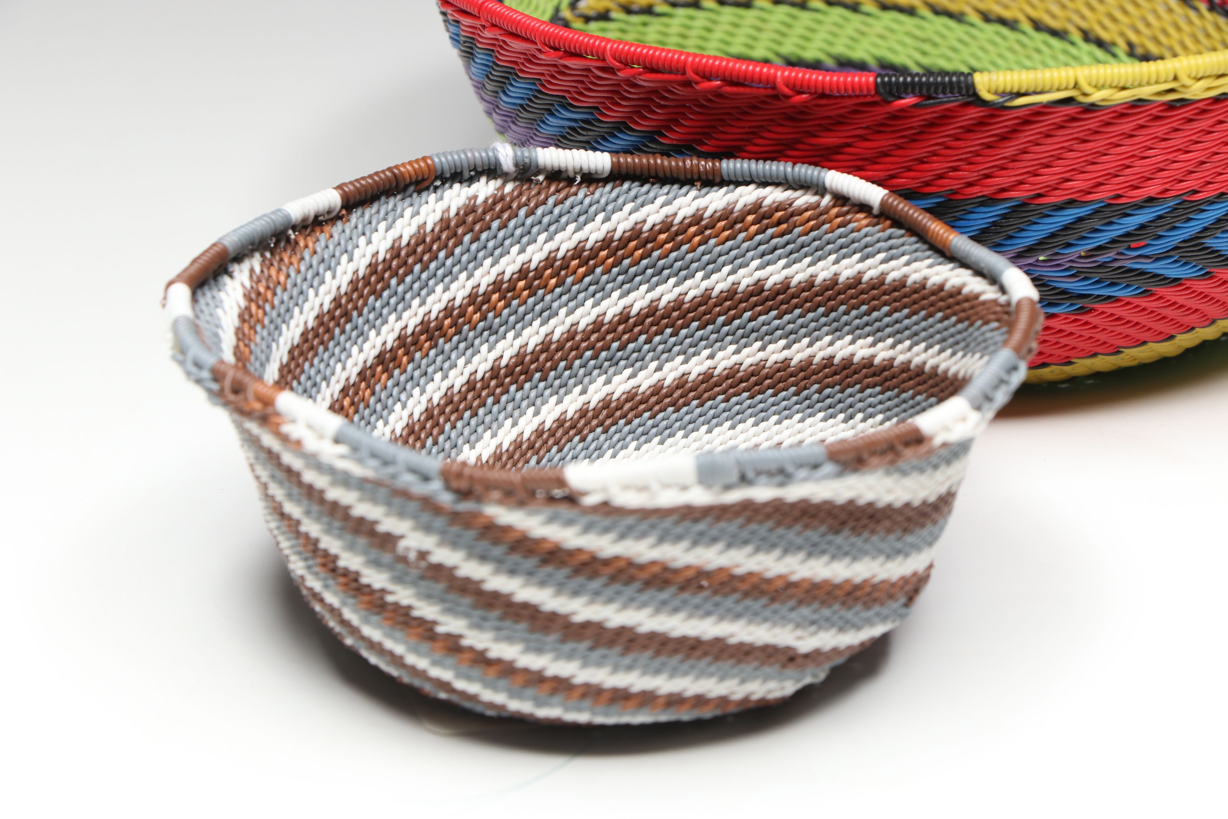 Zulu Telephone Wire Bowls and Strainer