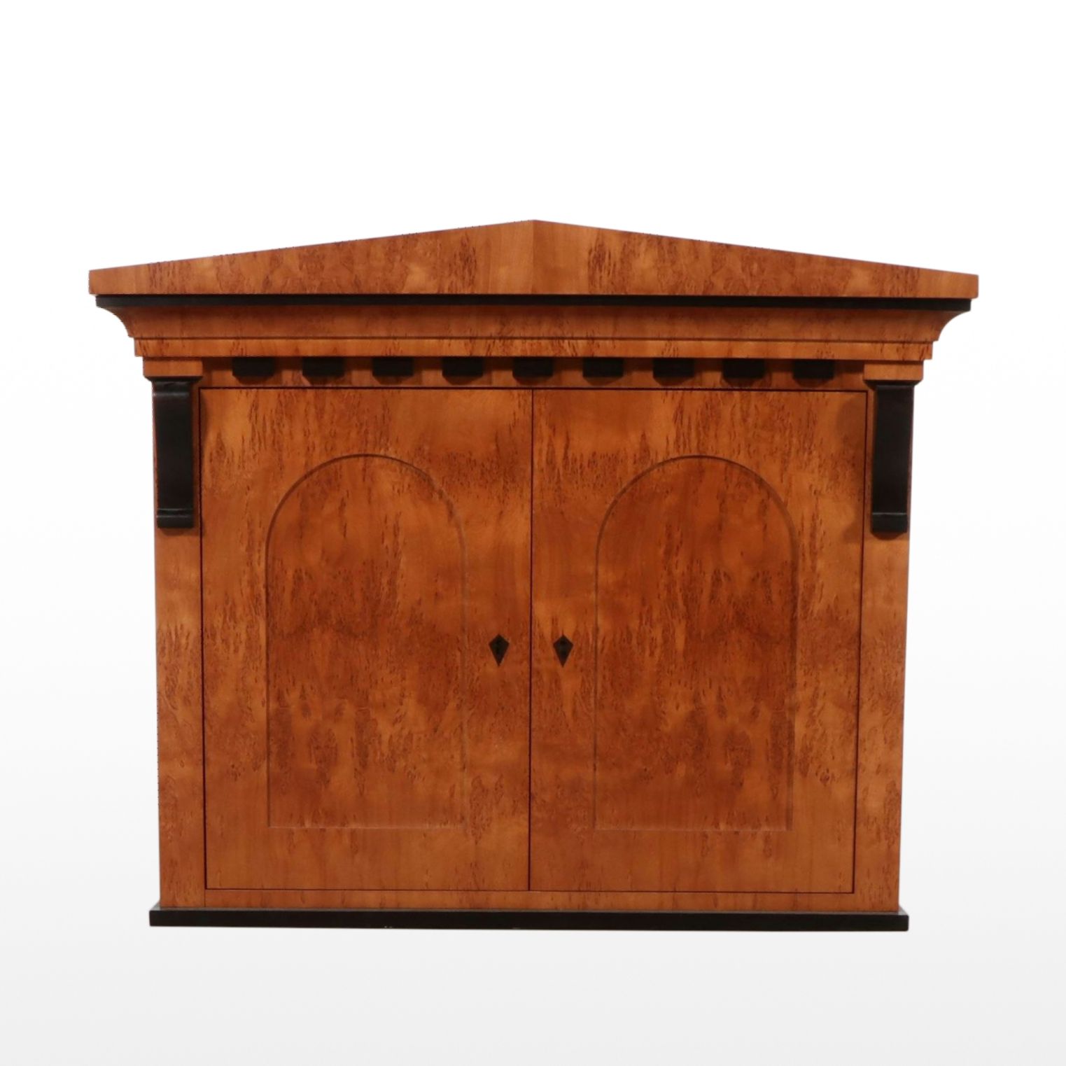 Biedermeier Style Burl Secrétaire à Abattant