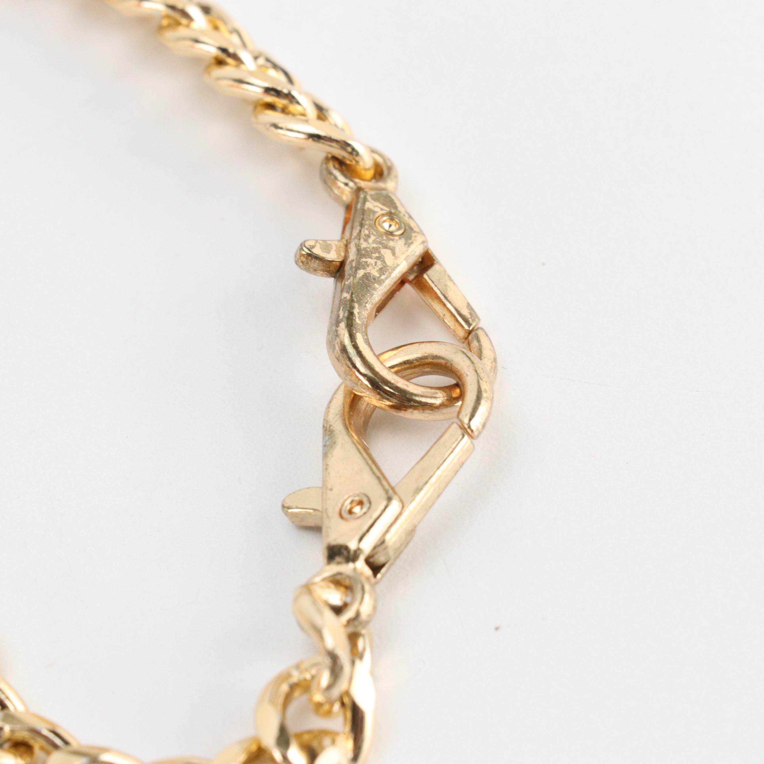 Gucci Orange Calfskin Leather and Web Medium Sylvie Shoulder Bag