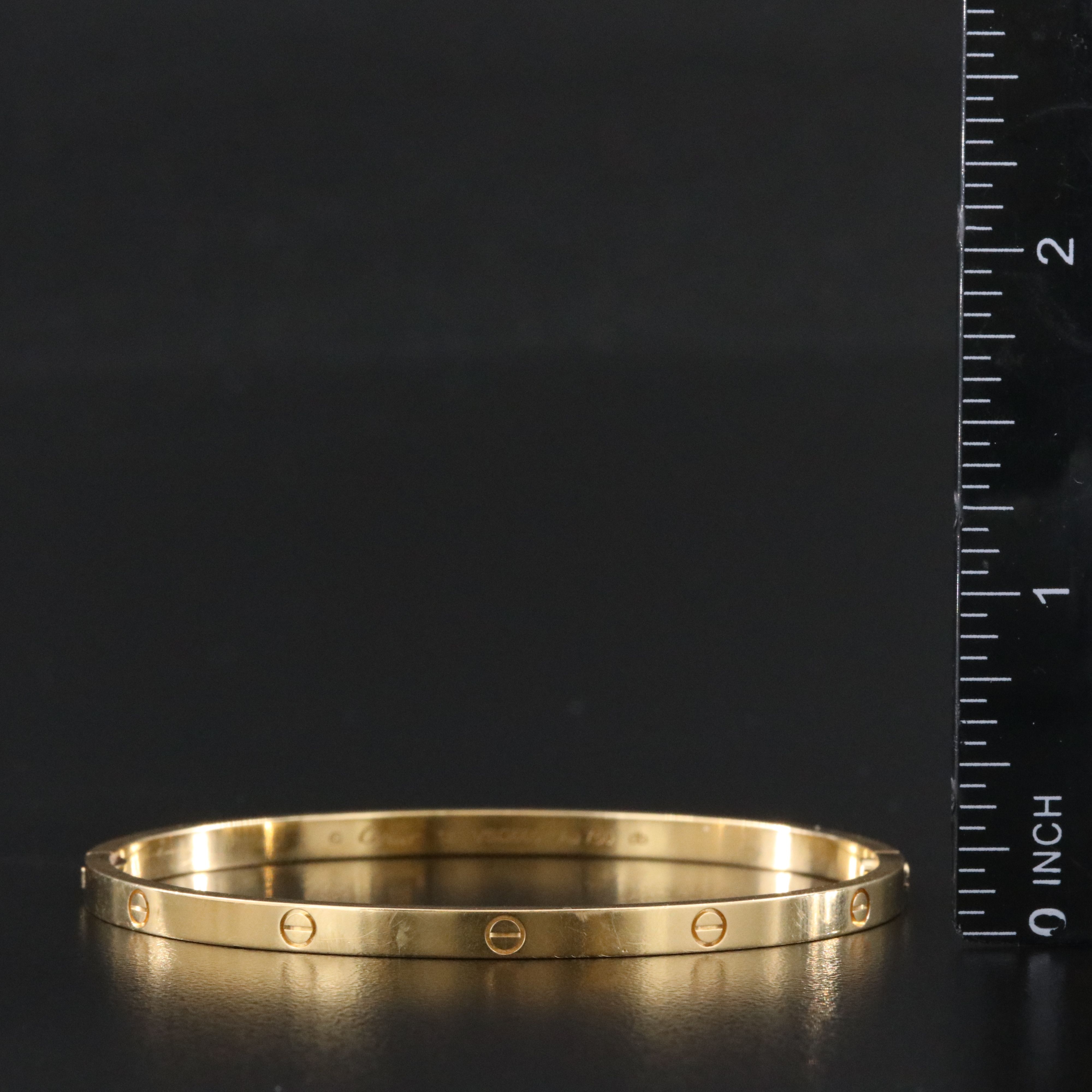 Cartier LOVE 18K Bracelet with COA
